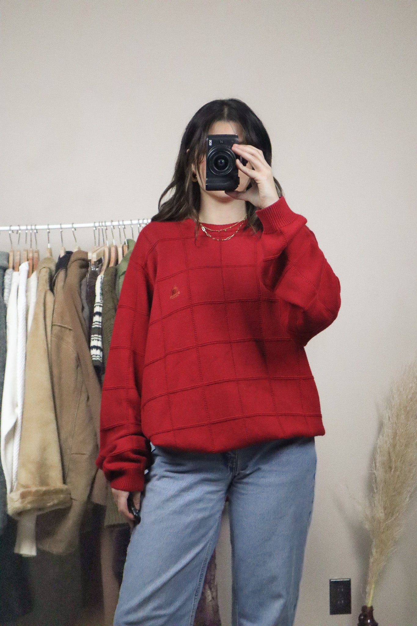Vintage x Patterned Knit (L)