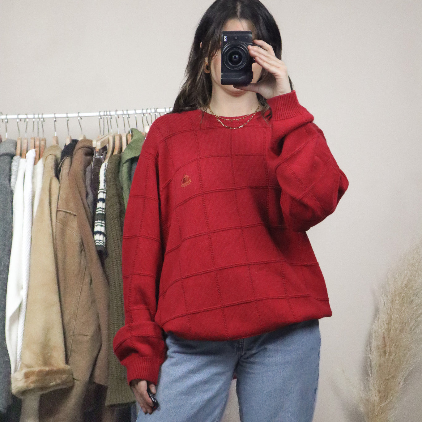 Vintage x Patterned Knit (L)