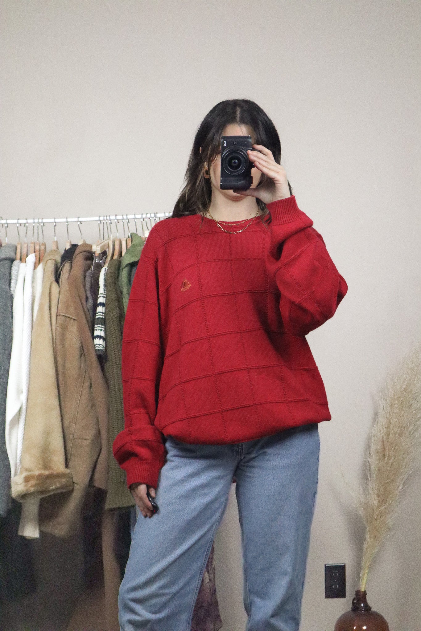 Vintage x Patterned Knit (L)