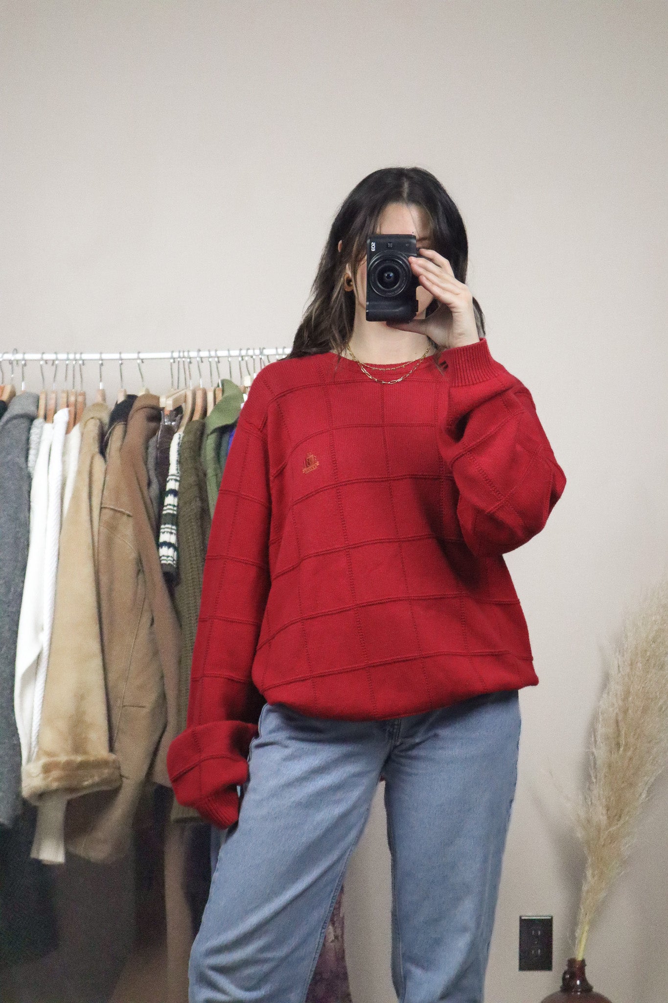 Vintage x Patterned Knit (L)