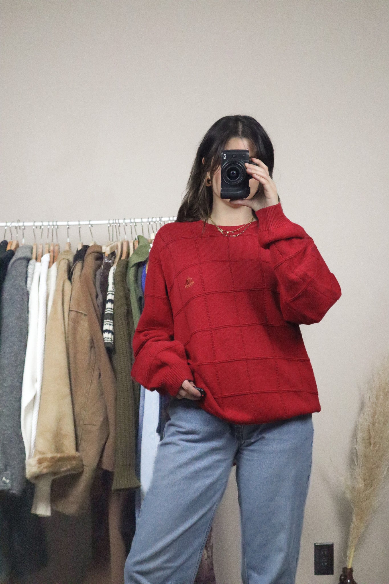 Vintage x Patterned Knit (L)