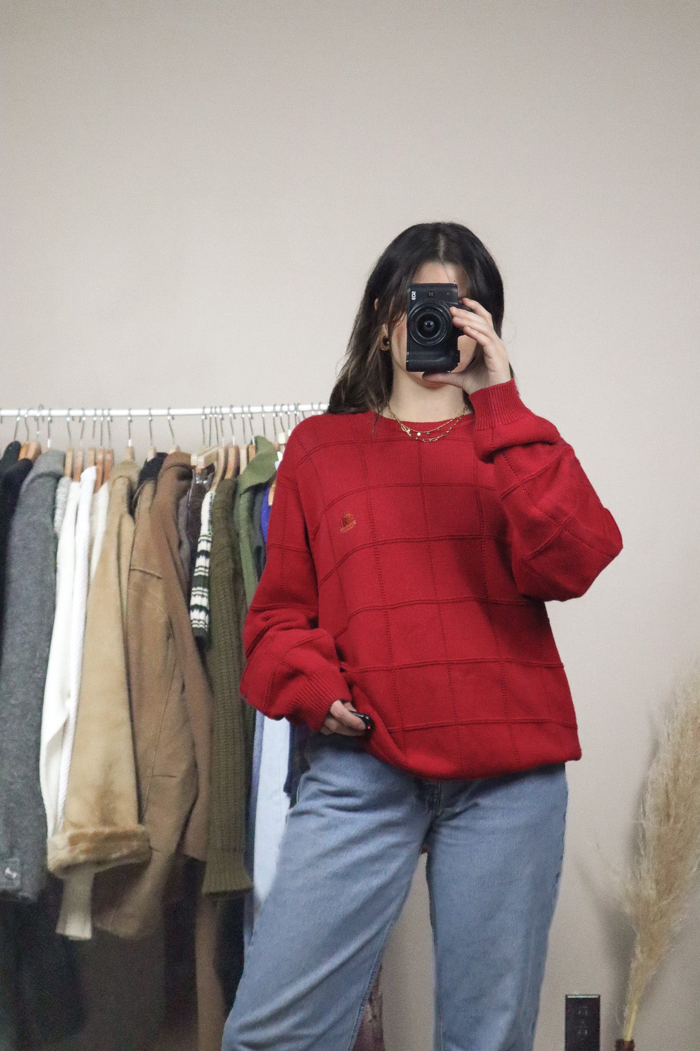 Vintage x Patterned Knit (L)