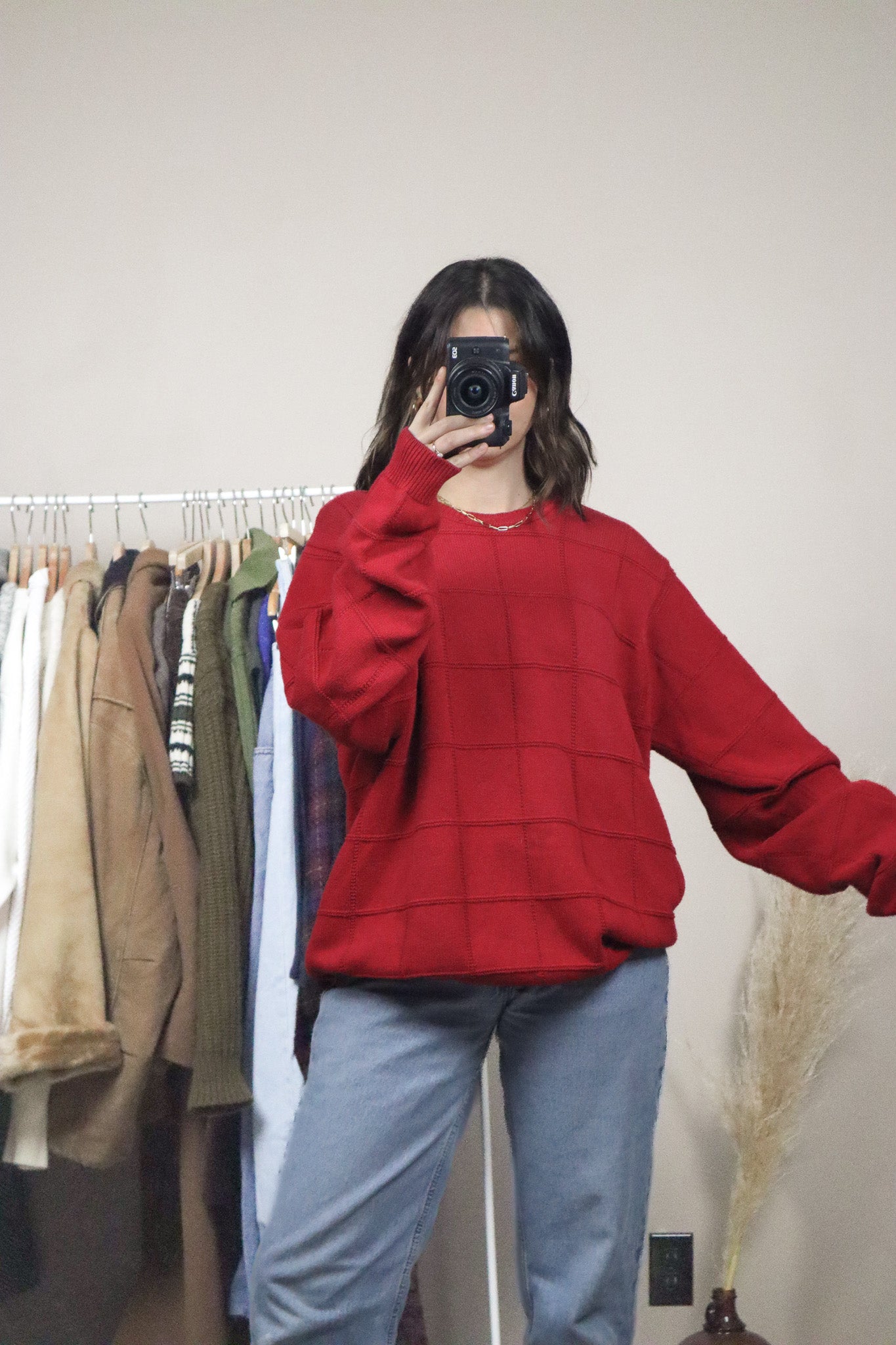 Vintage x Patterned Knit (L)