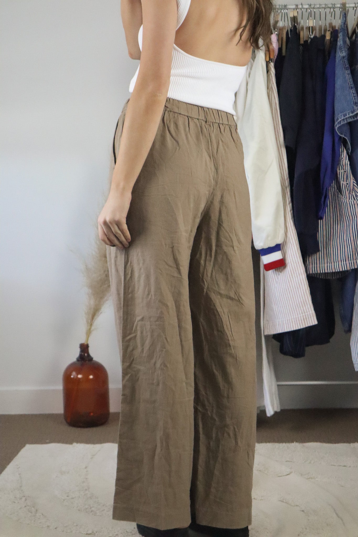 Modern x Linen Blend Pants (M)