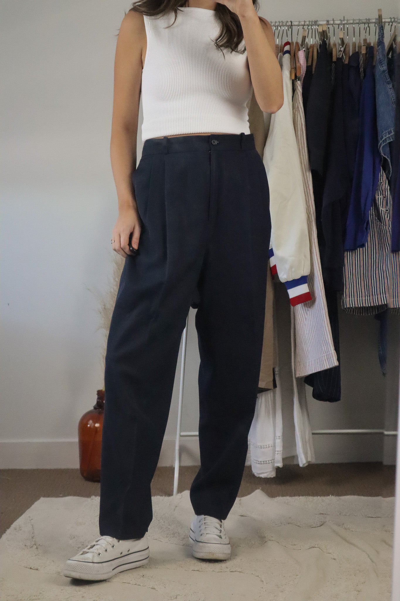Vintage x Wool Blend Light-Weight Trousers (10/12)