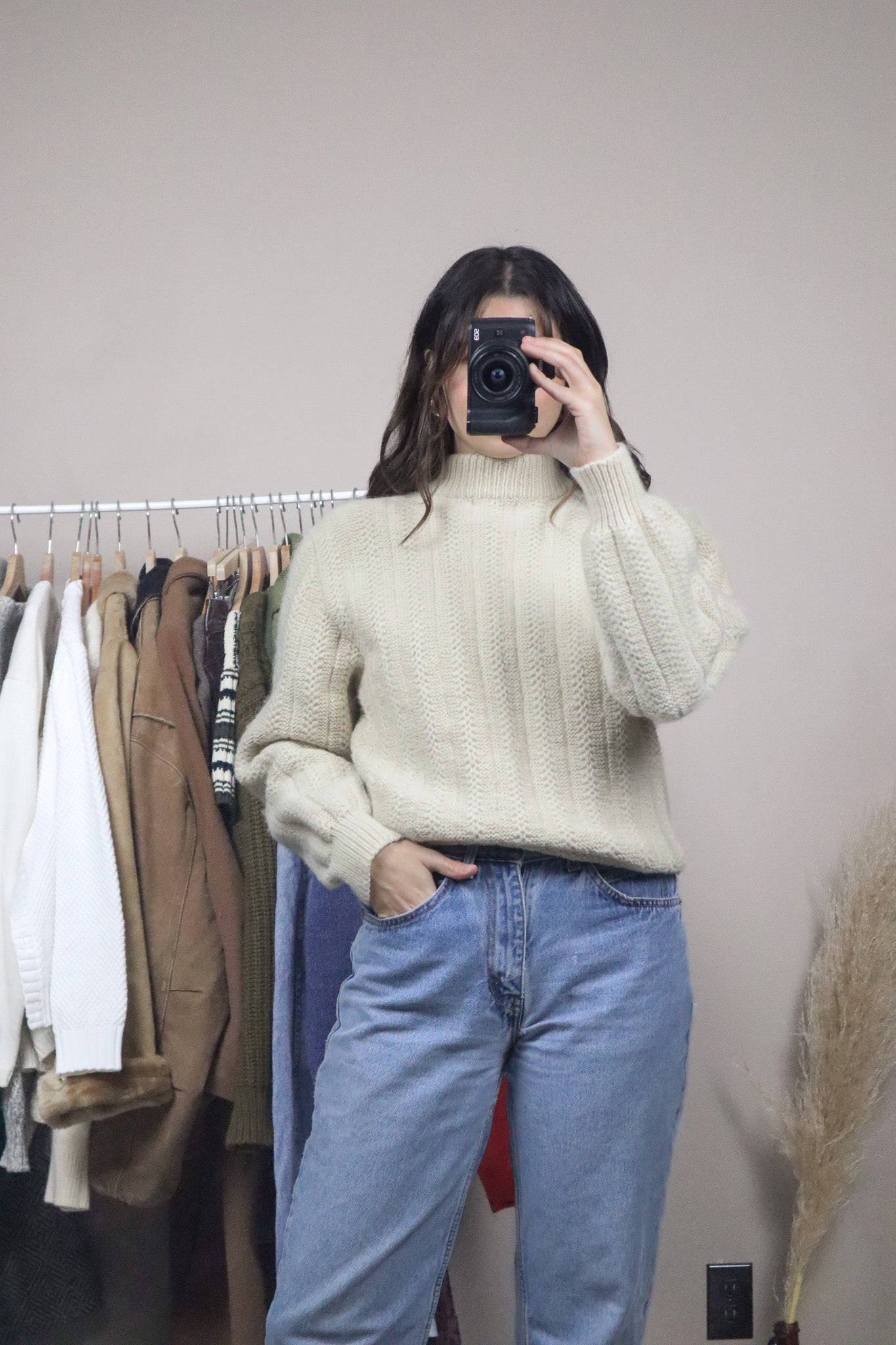Handmade x Wool Chunky Knit (S/M)