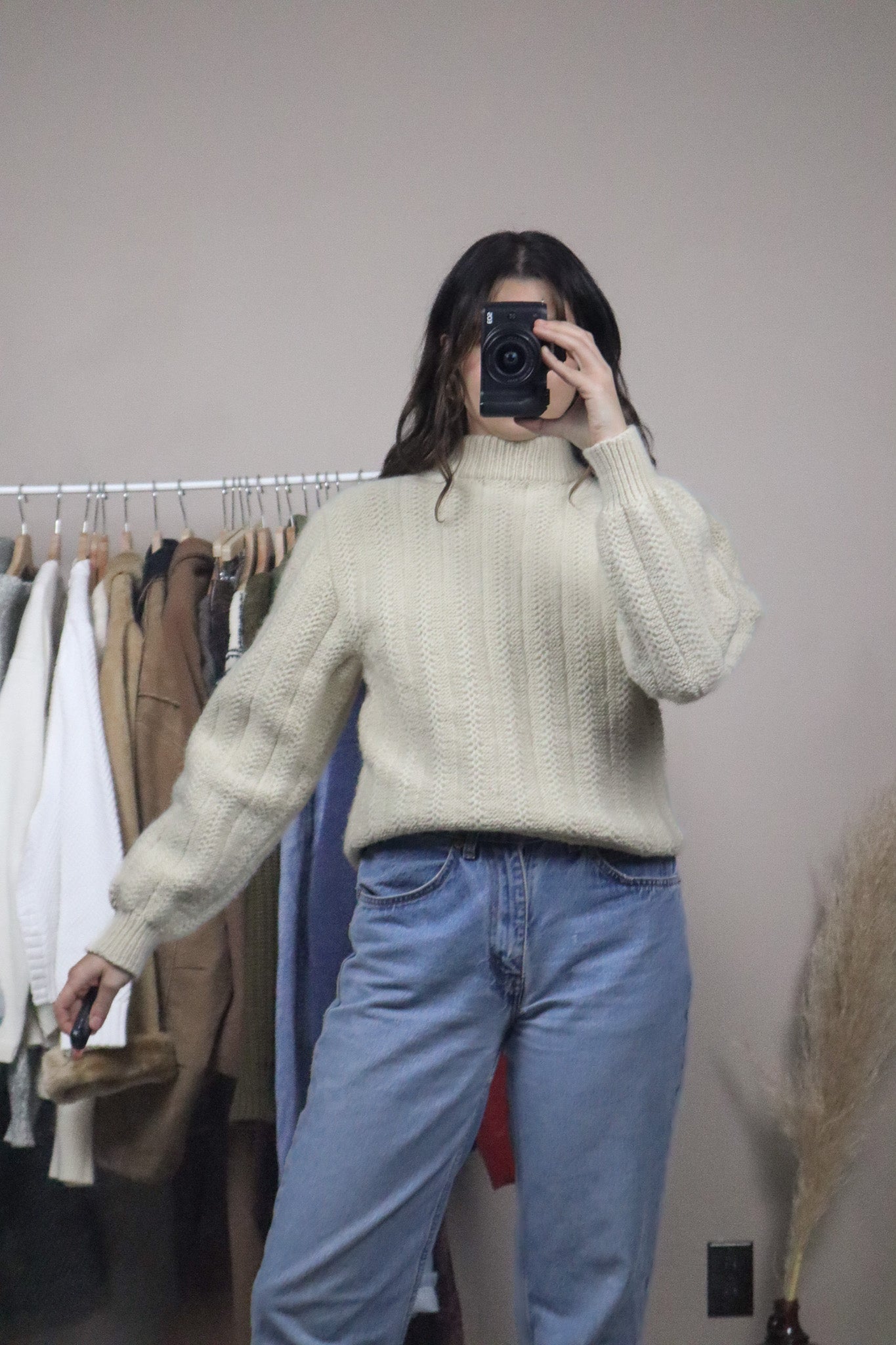 Handmade x Wool Chunky Knit (S/M)