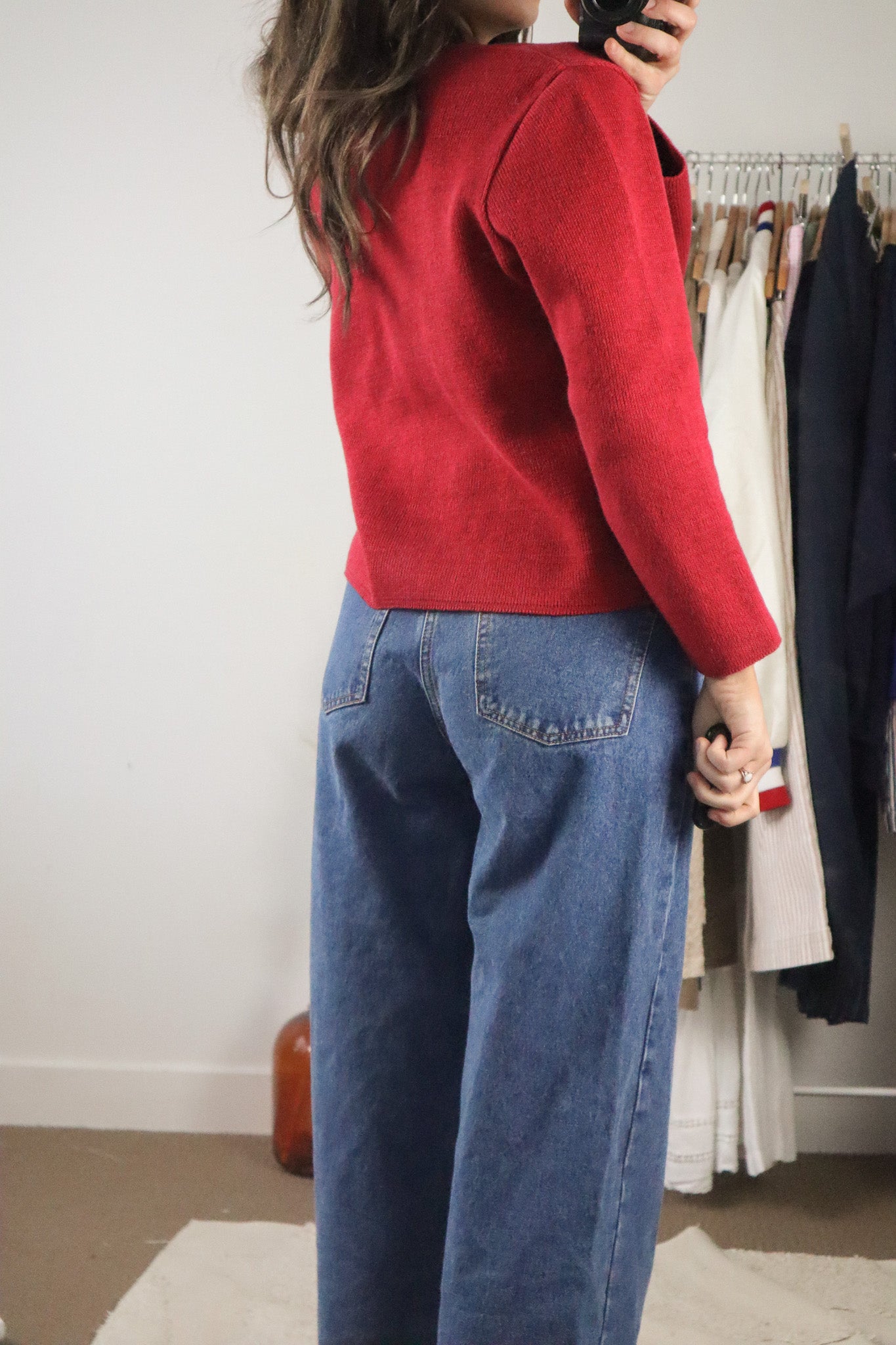 Vintage x Linen Blend Cardigan (S)