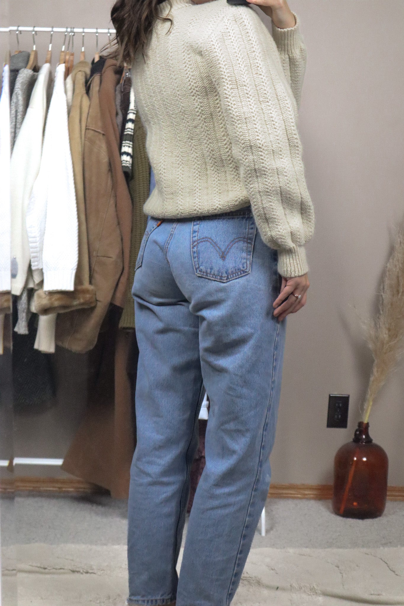 Handmade x Wool Chunky Knit (S/M)