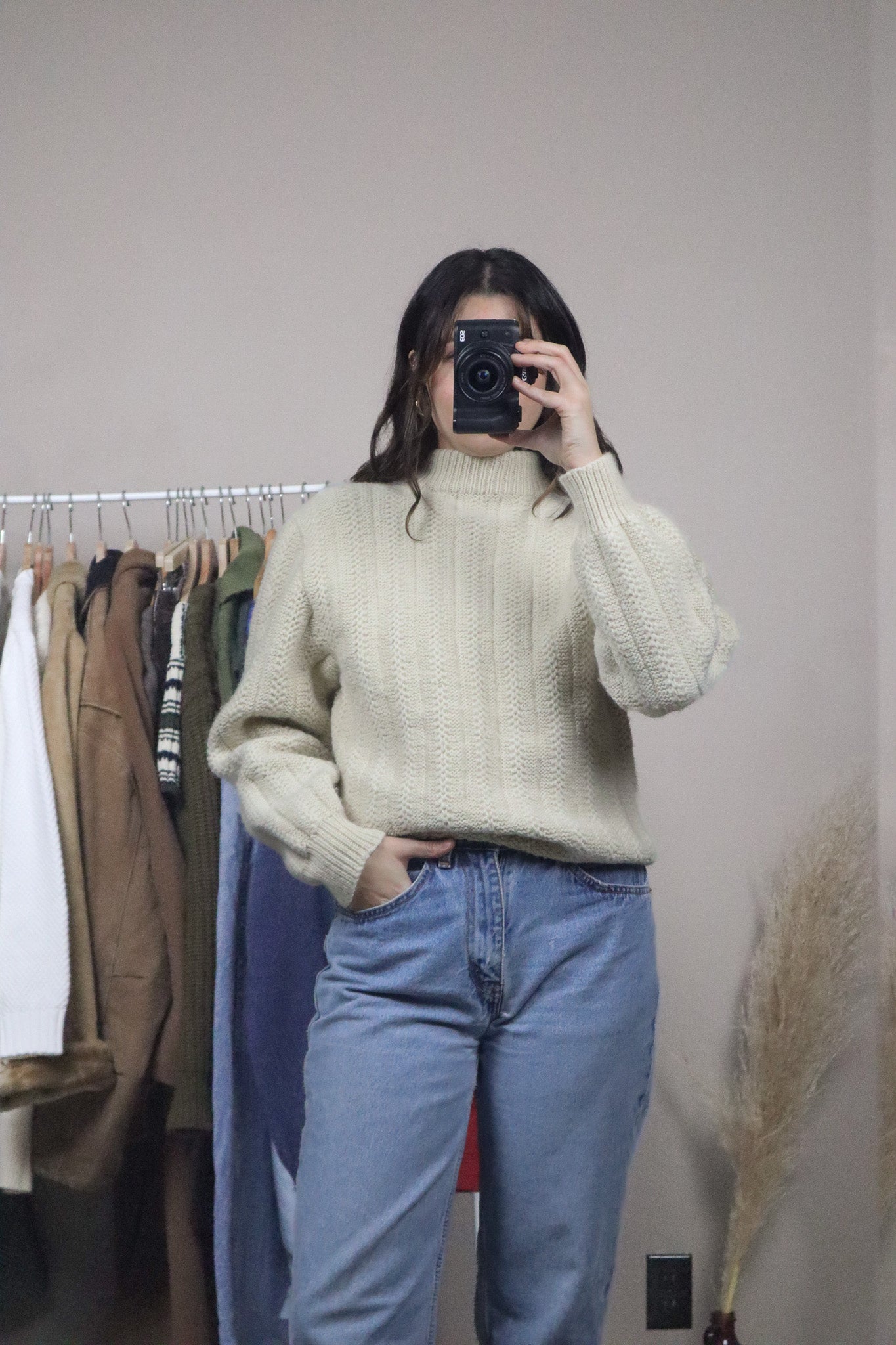 Handmade x Wool Chunky Knit (S/M)