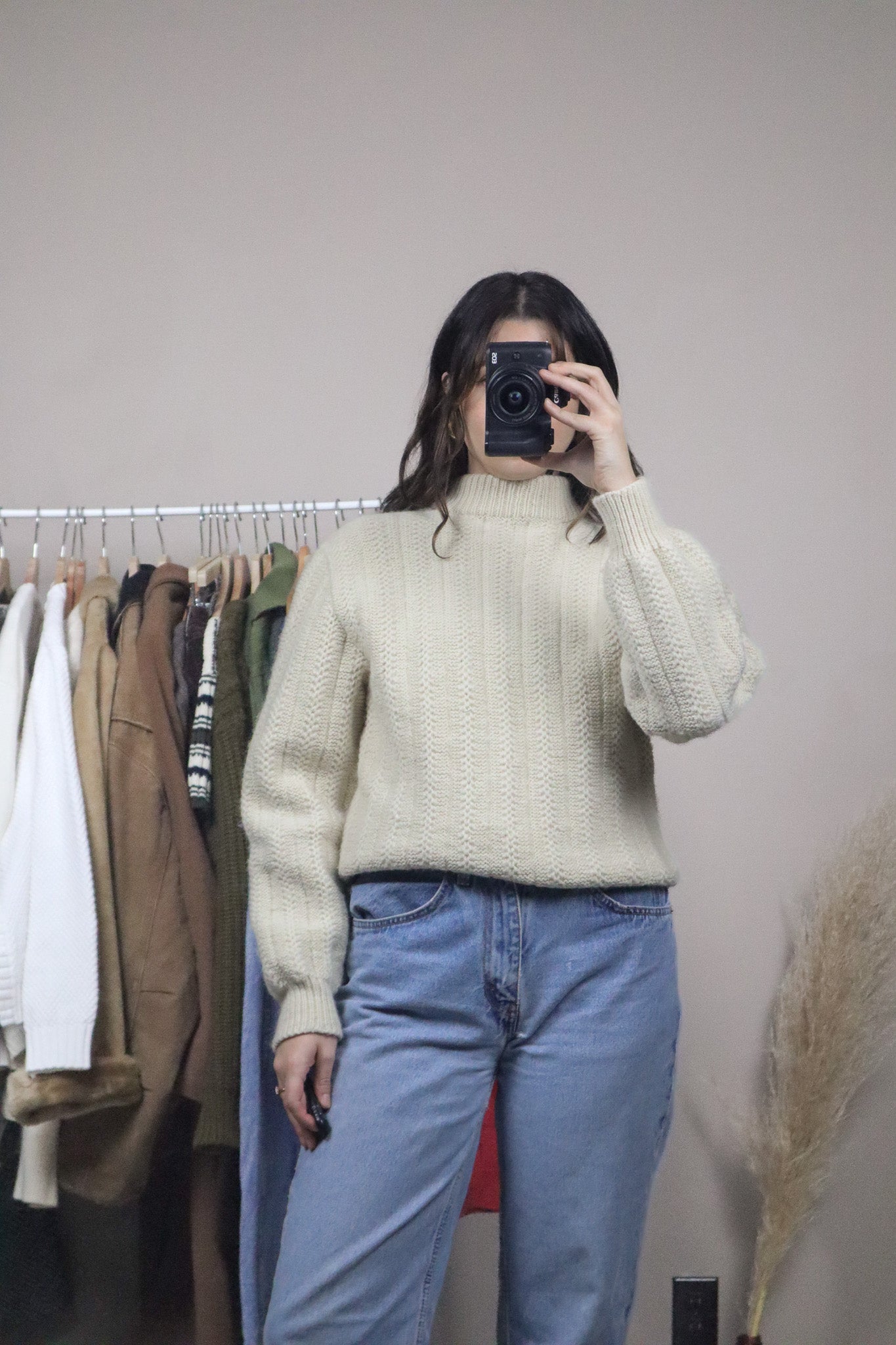 Handmade x Wool Chunky Knit (S/M)