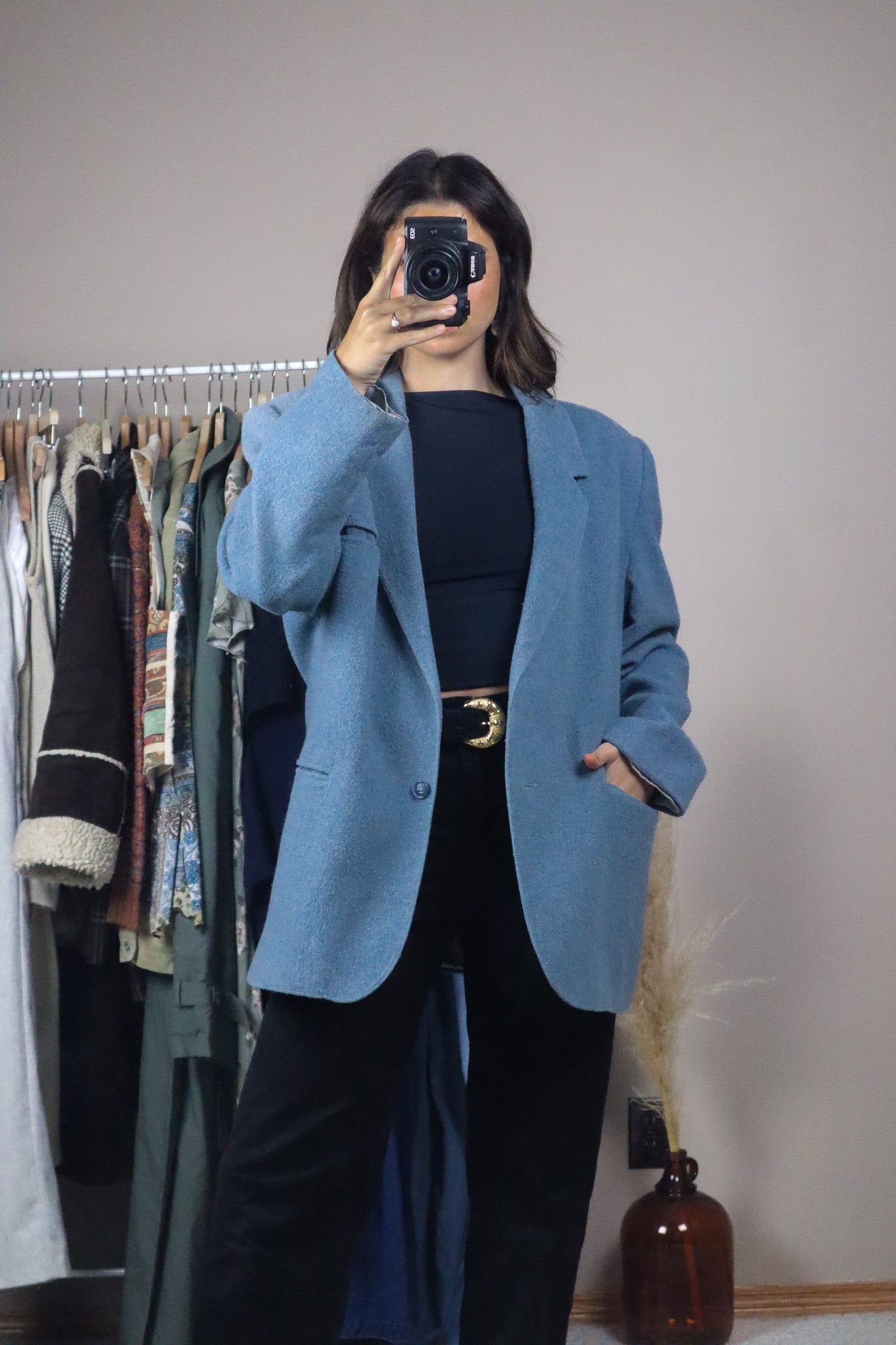 Made in USSR x Vintage x Wool Blend Blazer (L/XL)