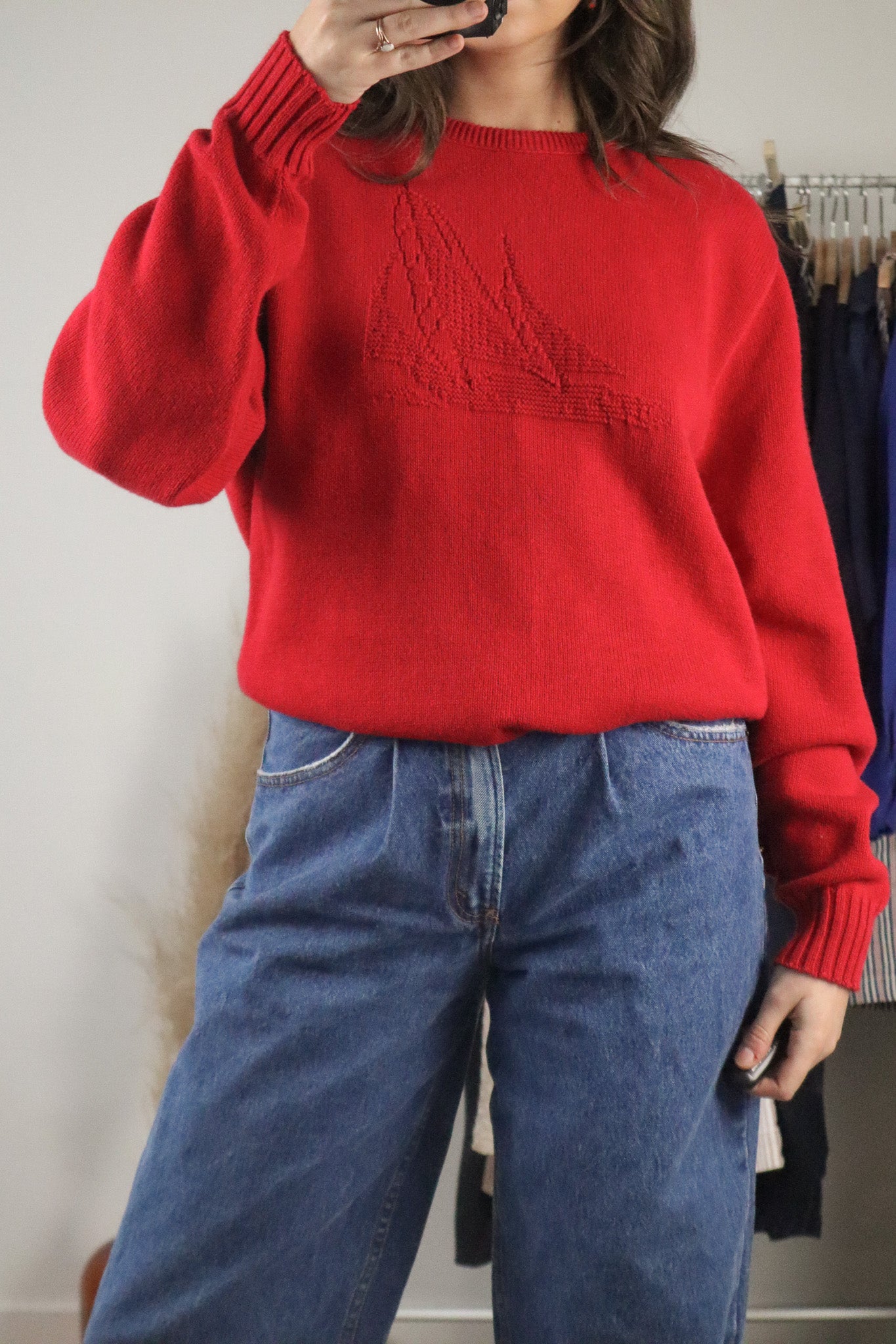 Made in USA x Vintage x Graphic Knit (S-L)