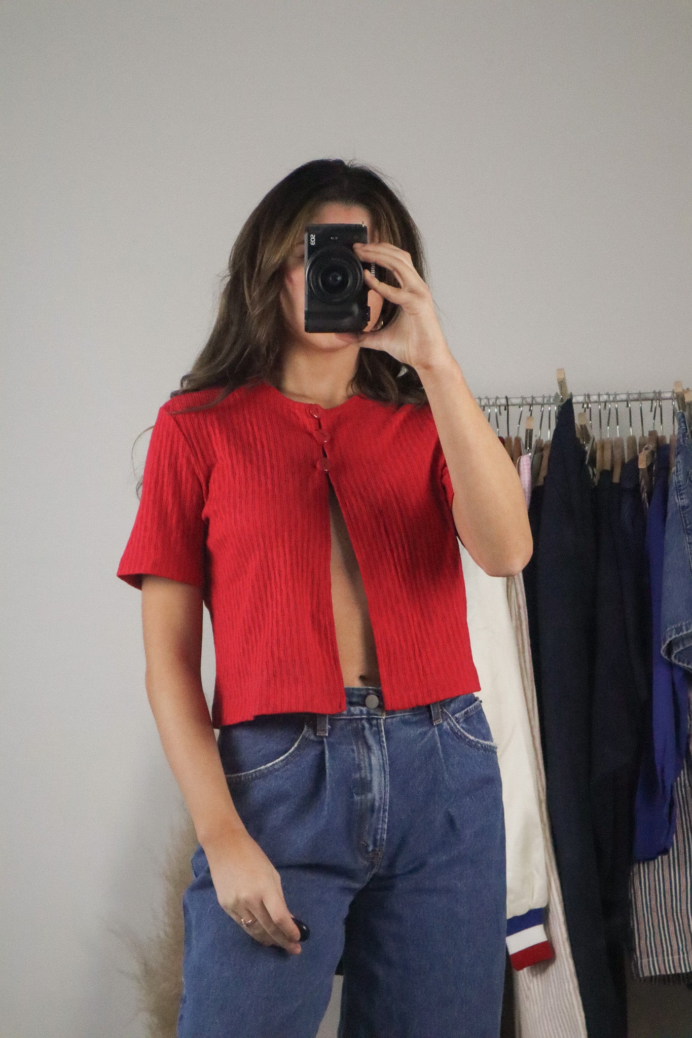 Made in Canada x Vintage x Short-Sleeve Top (S)