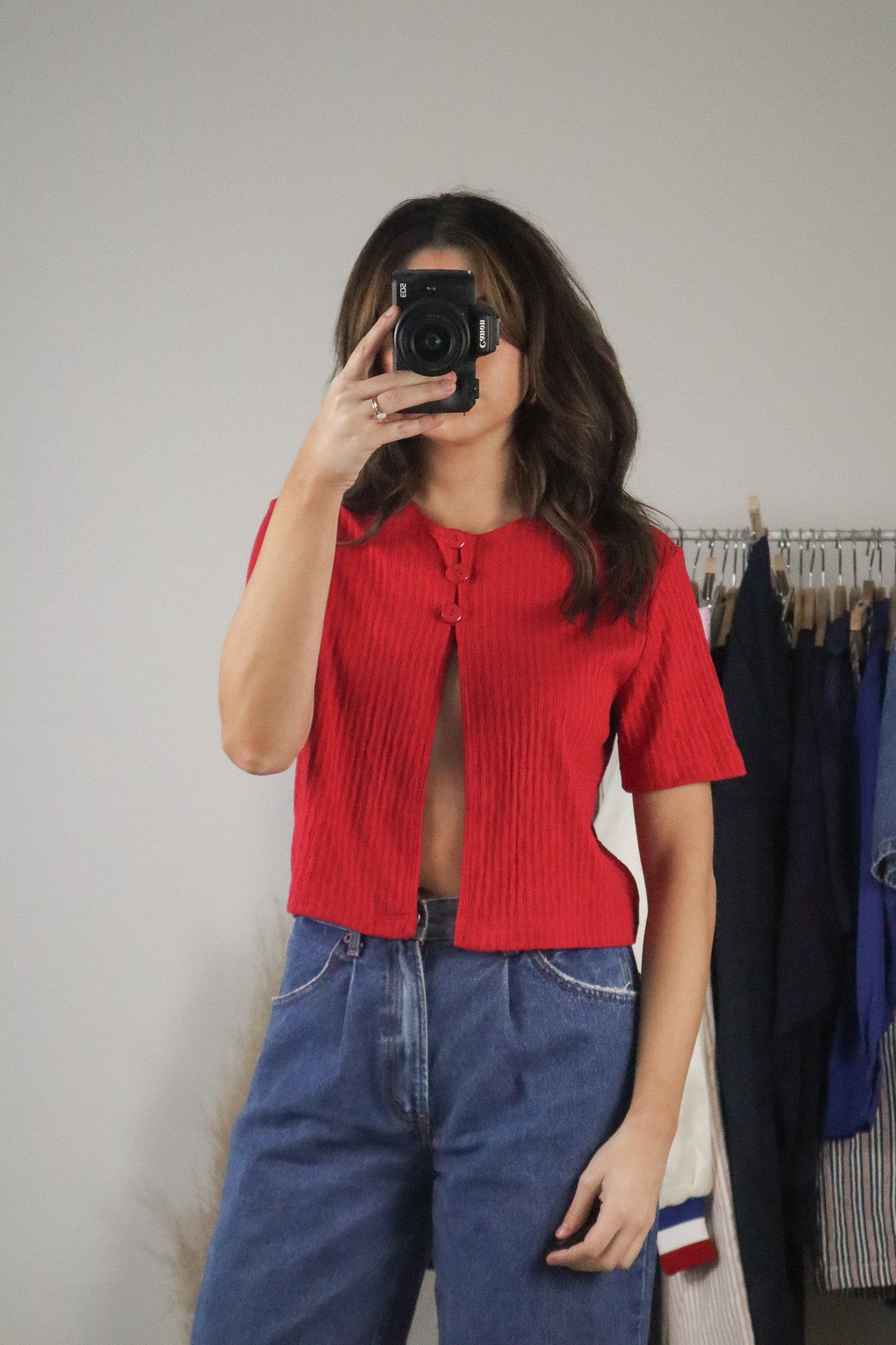Made in Canada x Vintage x Short-Sleeve Top (S)