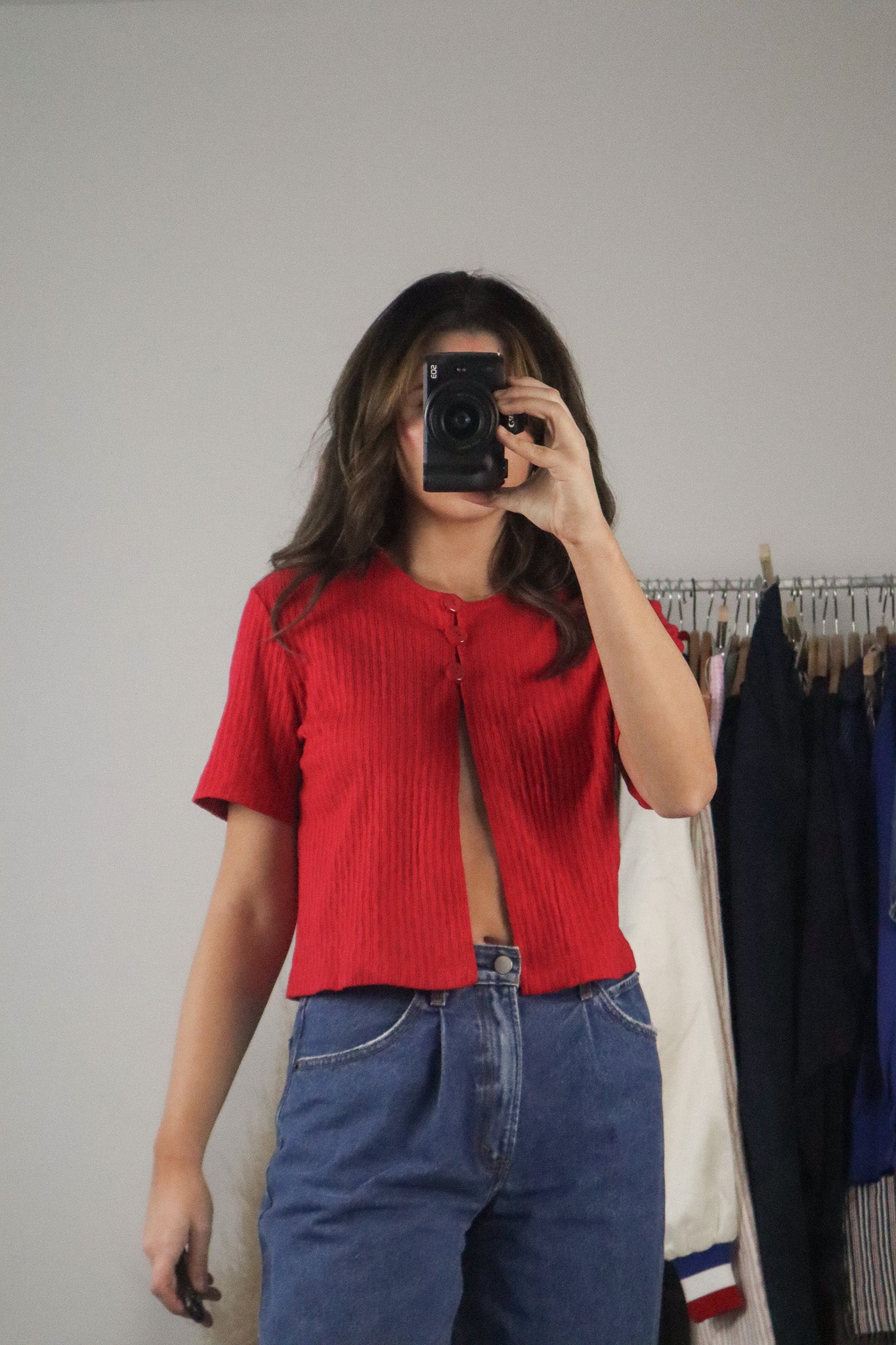 Made in Canada x Vintage x Short-Sleeve Top (S)
