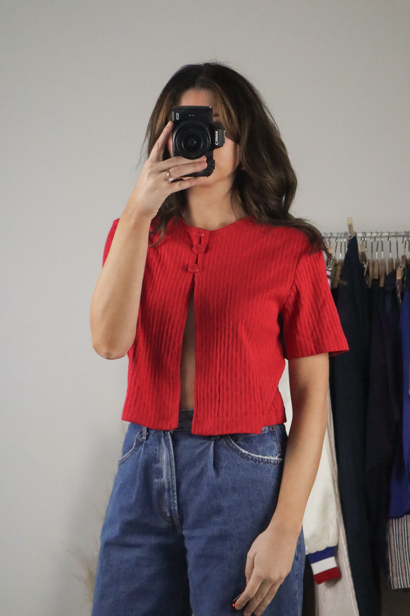 Made in Canada x Vintage x Short-Sleeve Top (S)