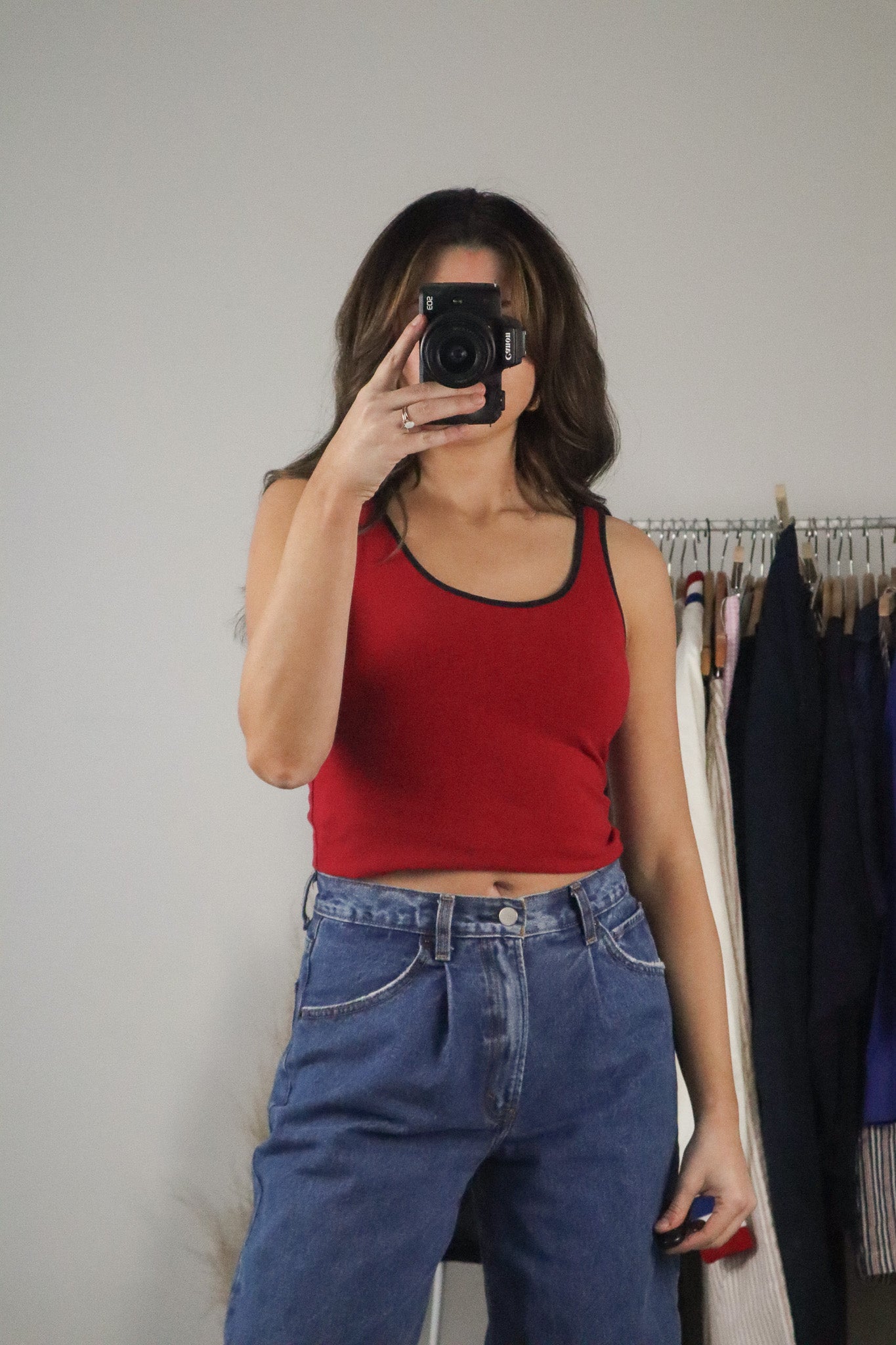 Vintage x Contrast Tank (S/M)
