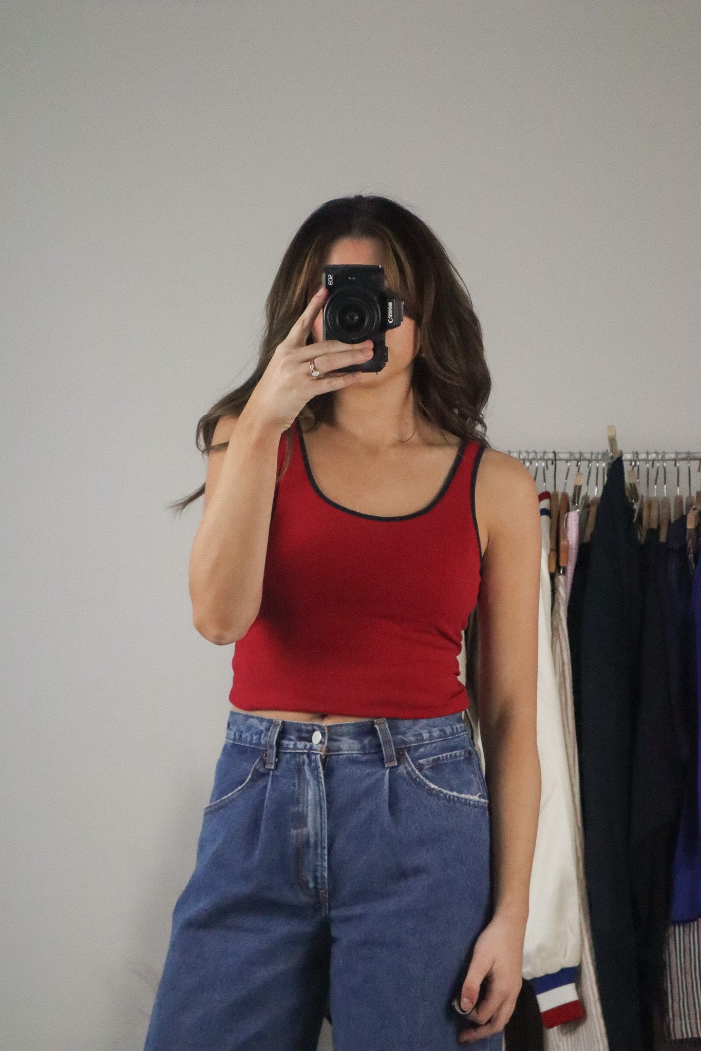Vintage x Contrast Tank (S/M)