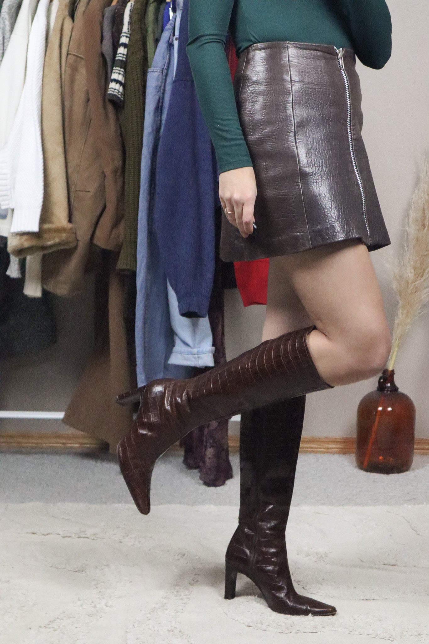 Made in Italy x Vintage x Leather Boots (8.5)