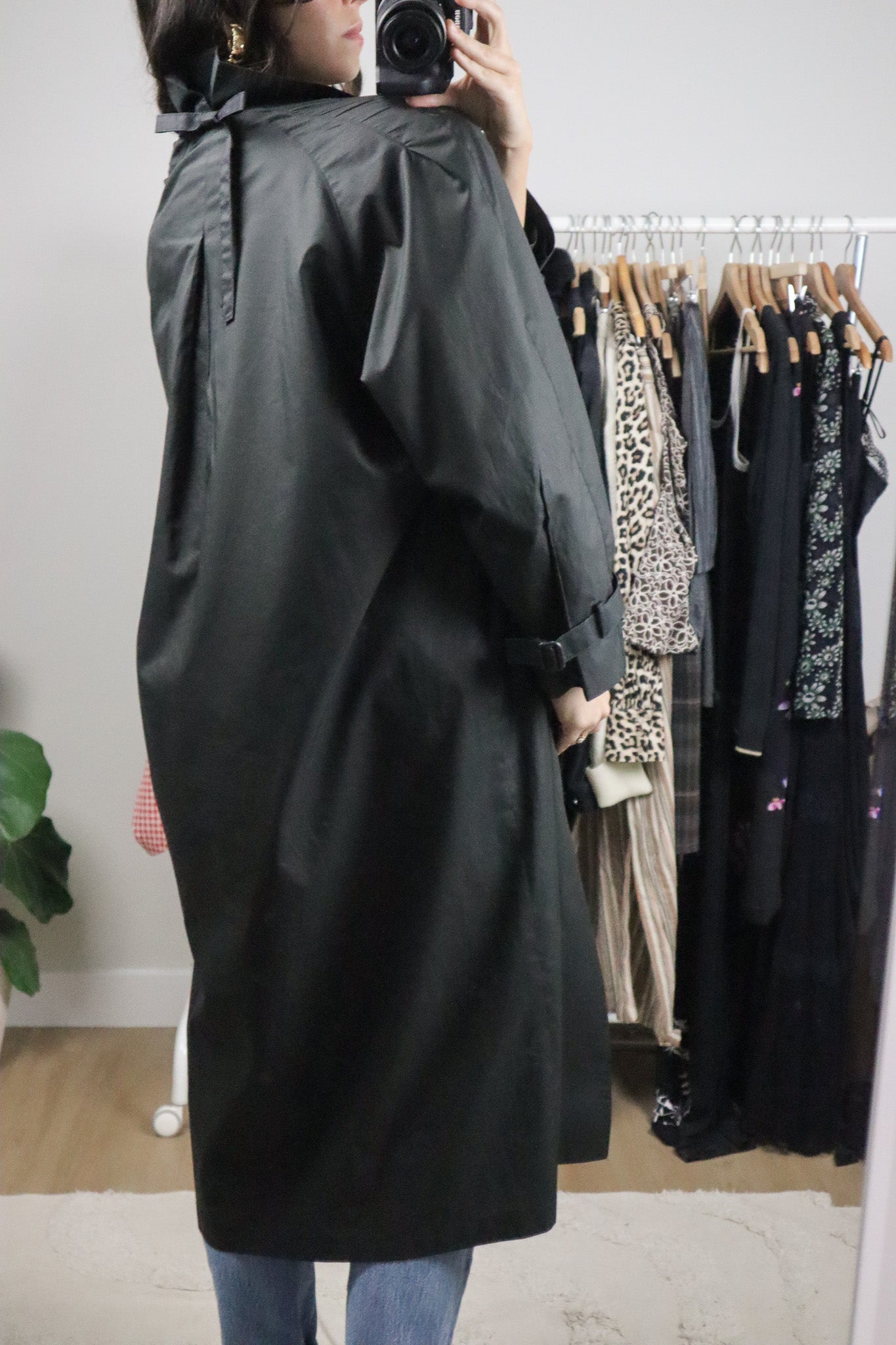 Vintage x London Fog Bow Trench Coat (6-10)