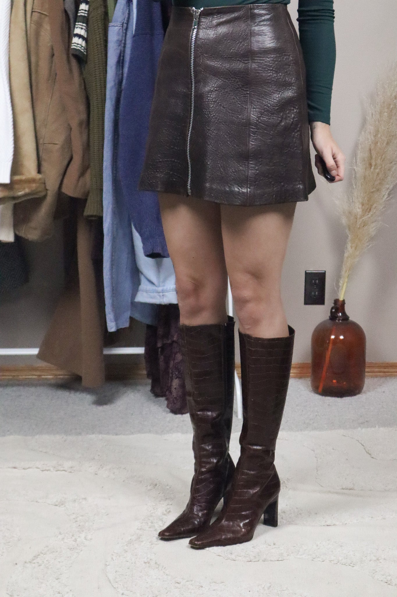 Made in Italy x Vintage x Leather Boots (8.5)