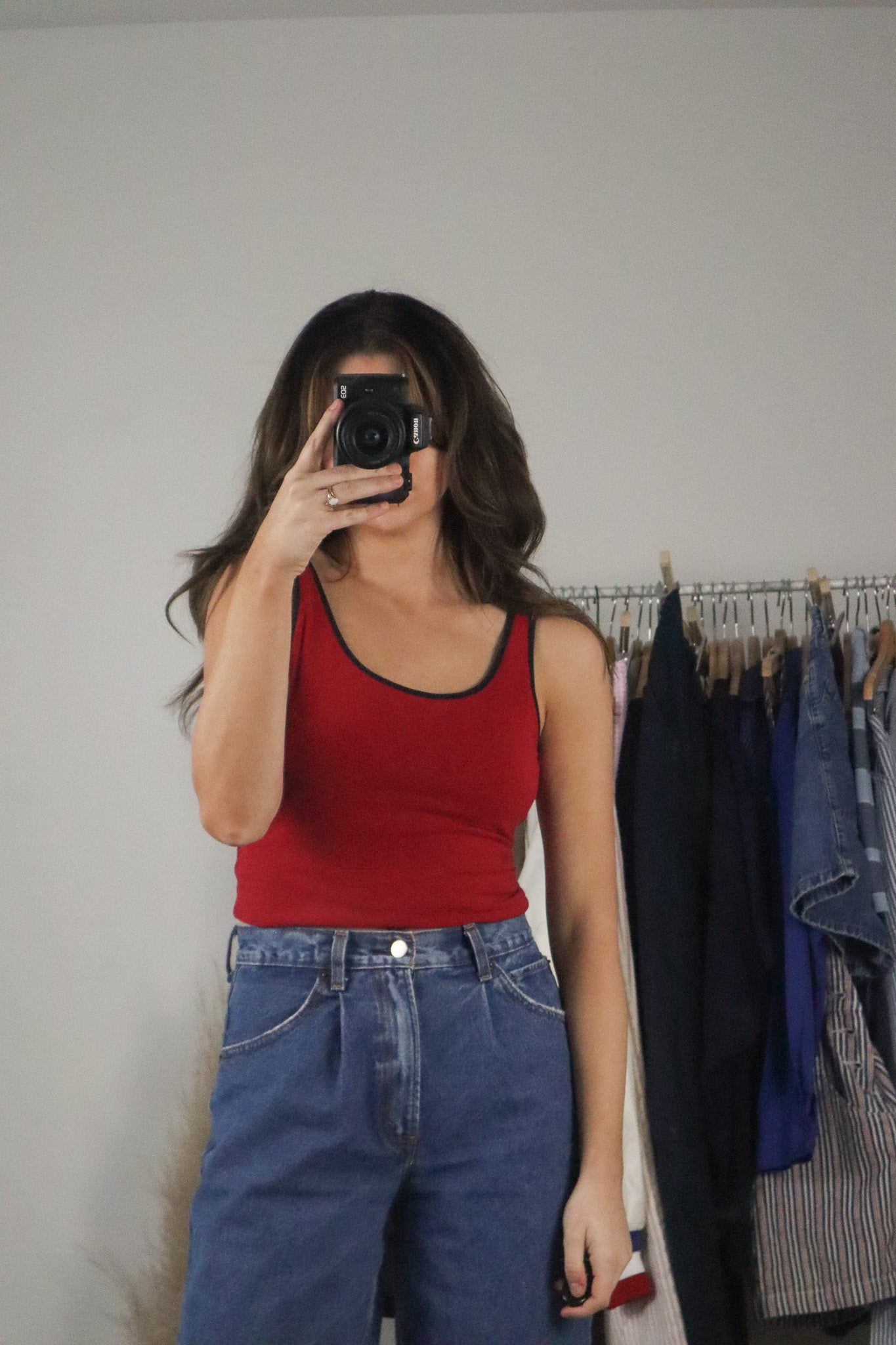 Vintage x Contrast Tank (S/M)