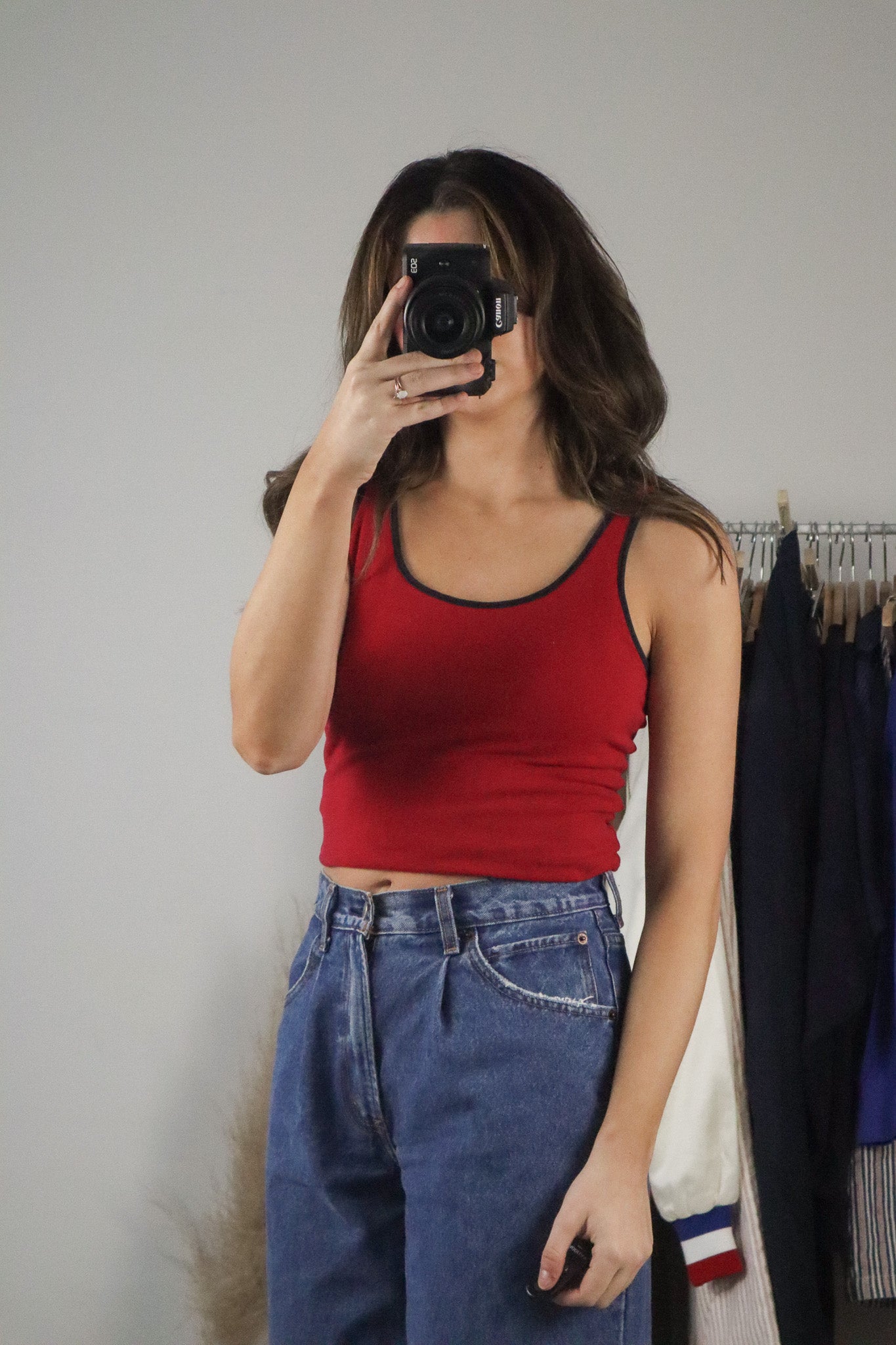 Vintage x Contrast Tank (S/M)