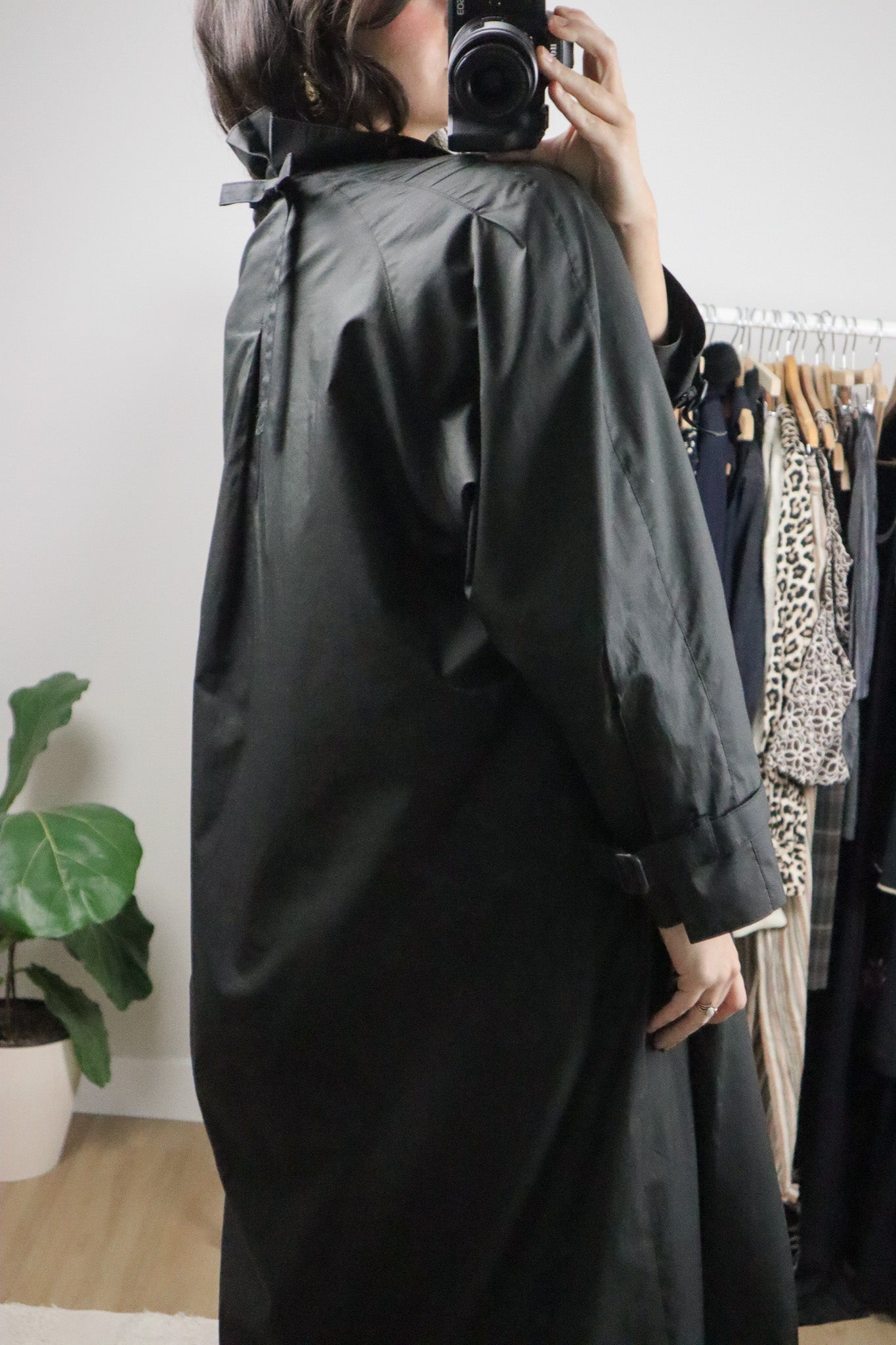 Vintage x London Fog Bow Trench Coat (6-10)