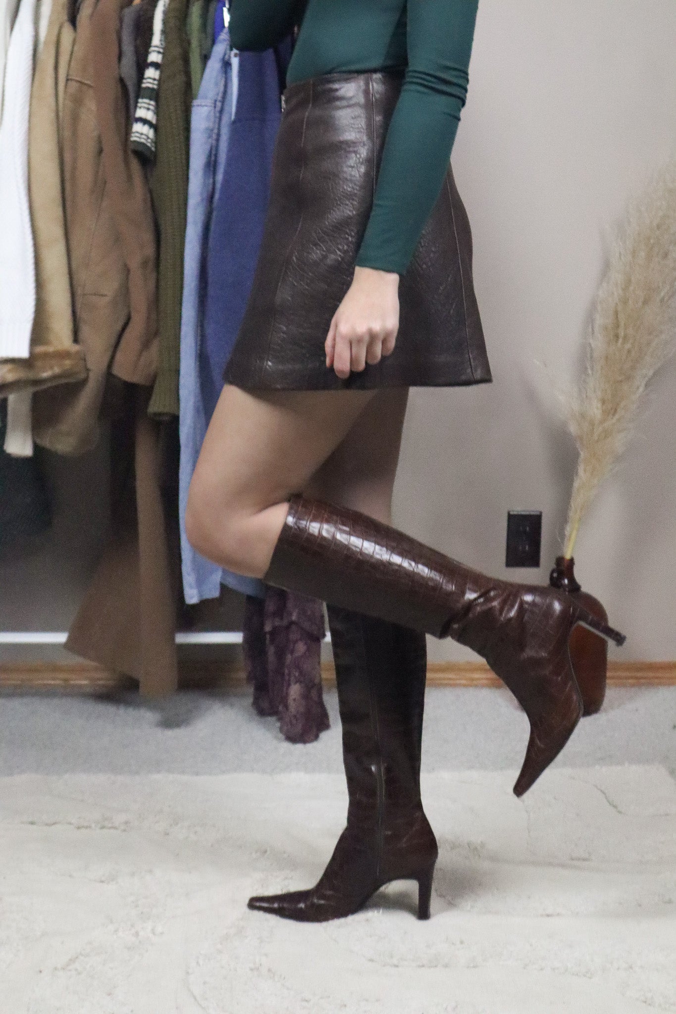 Made in Italy x Vintage x Leather Boots (8.5)