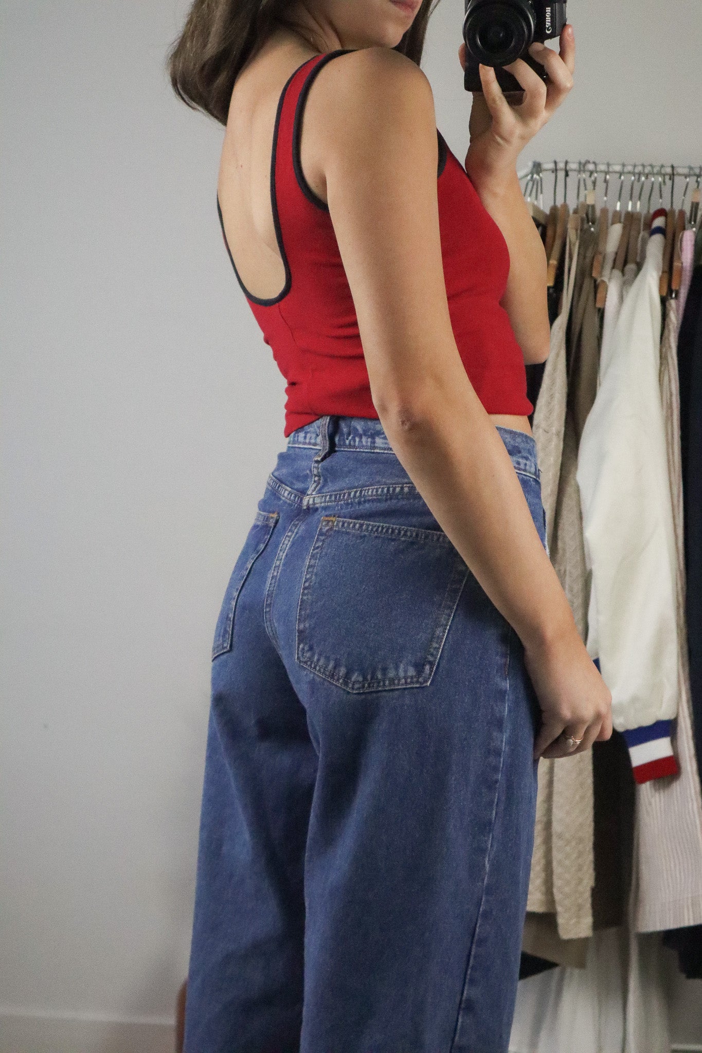 Vintage x Contrast Tank (S/M)