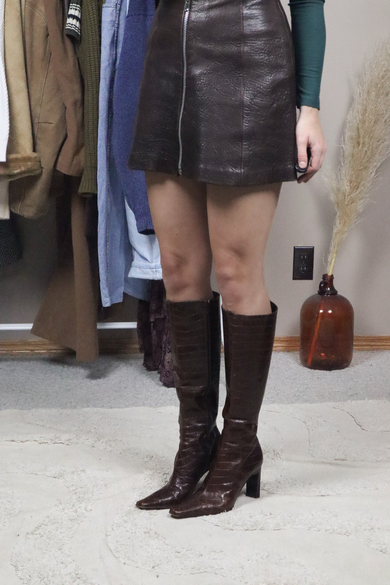 Made in Italy x Vintage x Leather Boots (8.5)