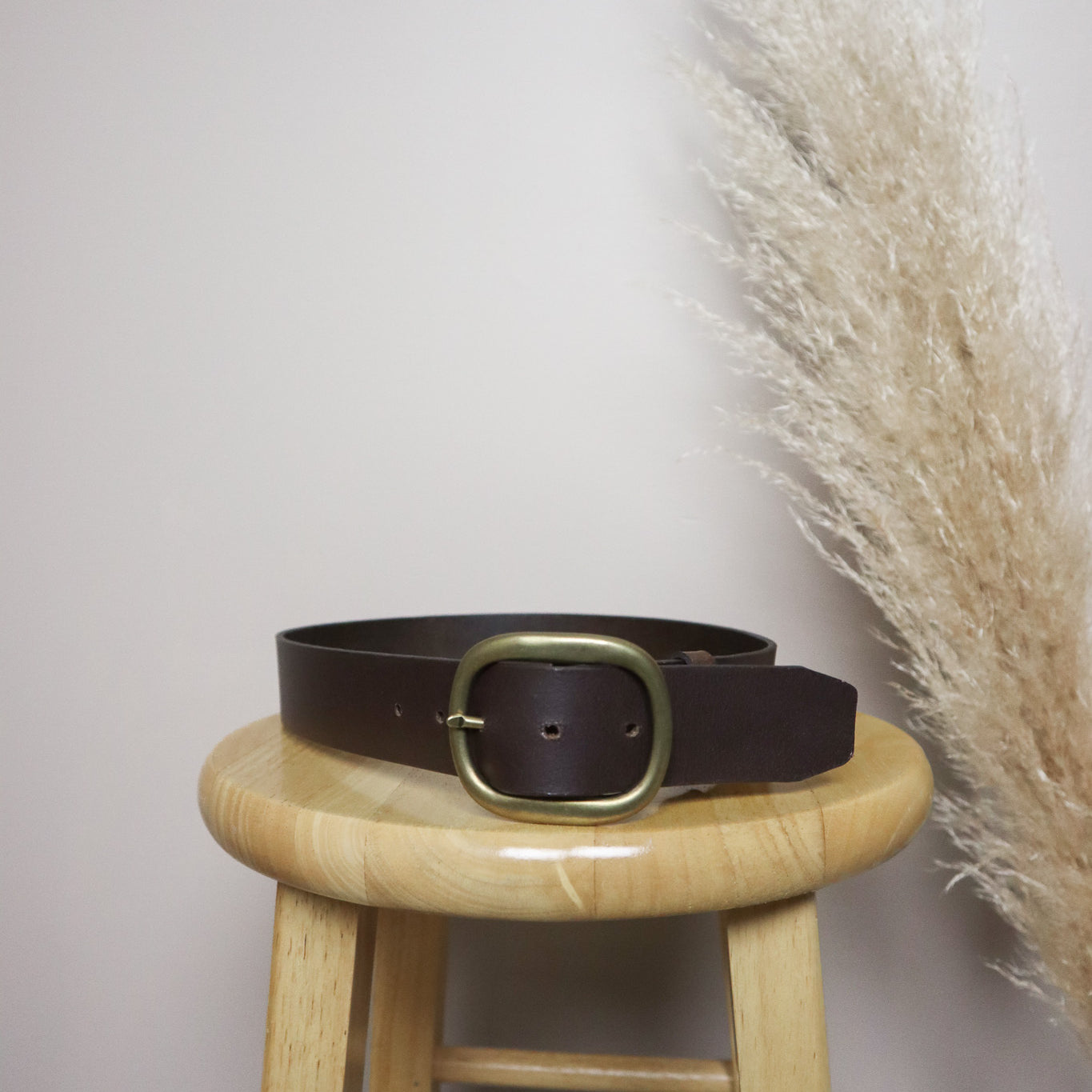 Vintage x Leather Belt (XS)