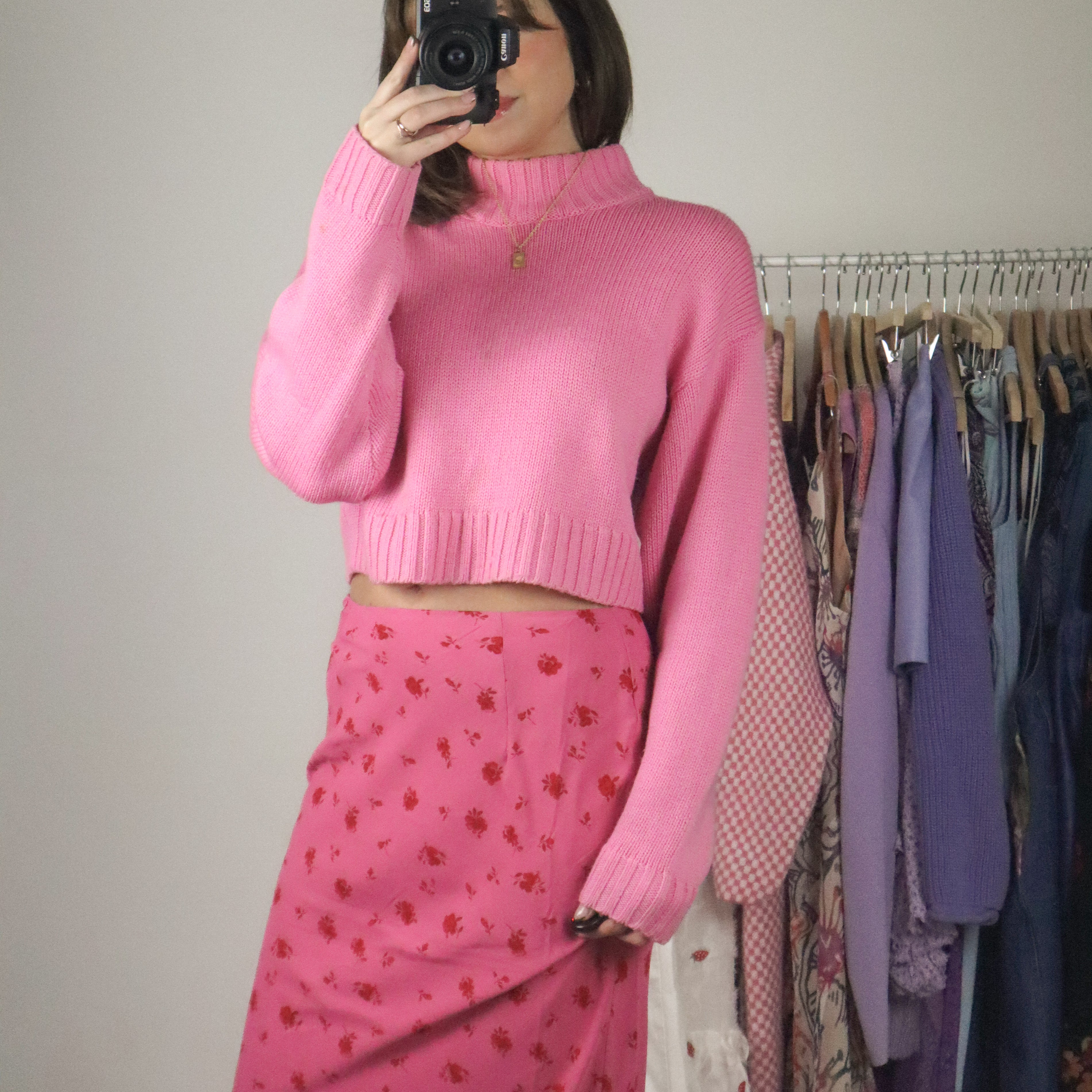 Modern x Wilfred Free x Merino Wool Cropped Sweater (XS/S)