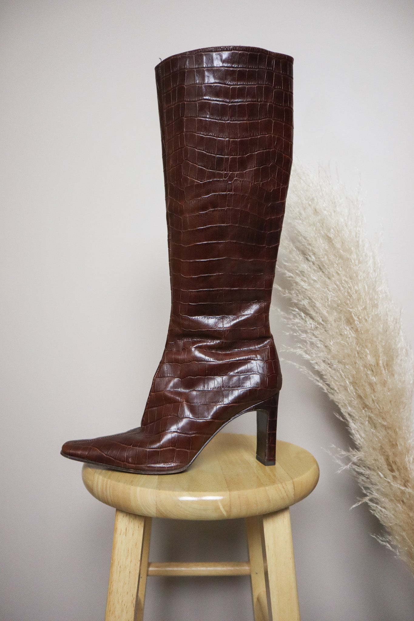 Made in Italy x Vintage x Leather Boots (8.5)
