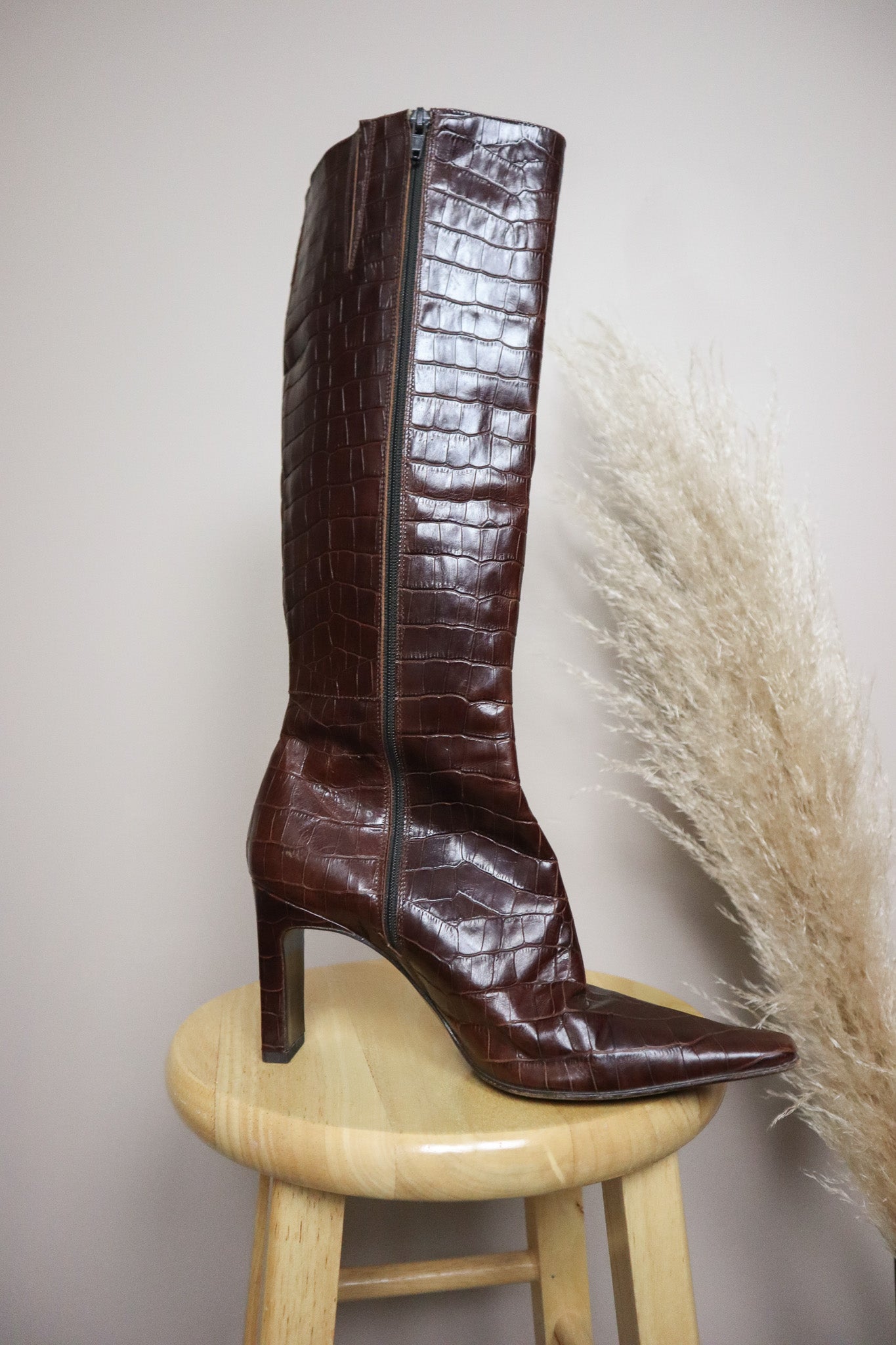Made in Italy x Vintage x Leather Boots (8.5)