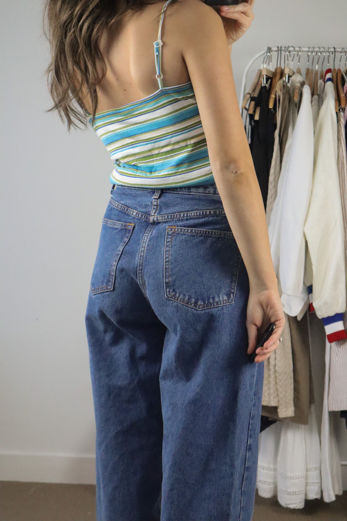 Vintage x Striped Tank (S/M)
