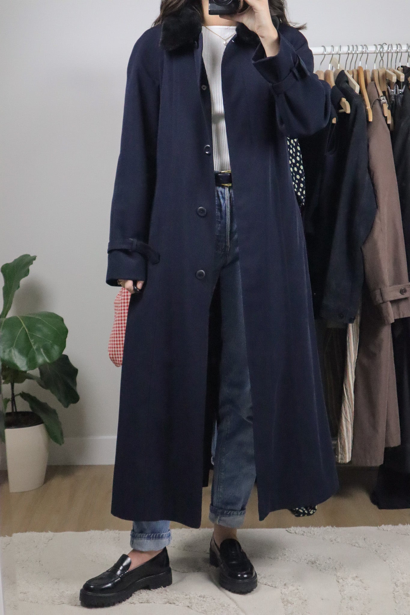 Vintage x Utex x Faux Fur Collar Jacket (8)
