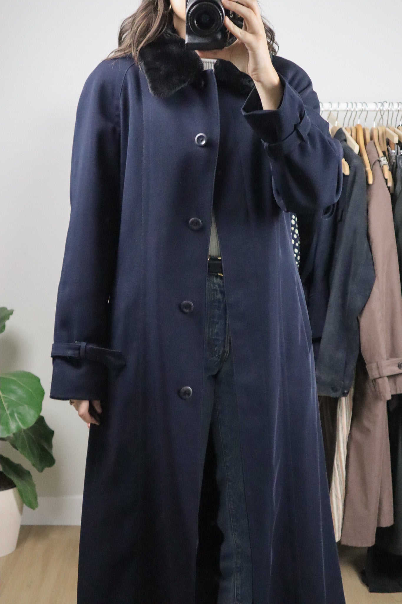Vintage x Utex x Faux Fur Collar Jacket (8)