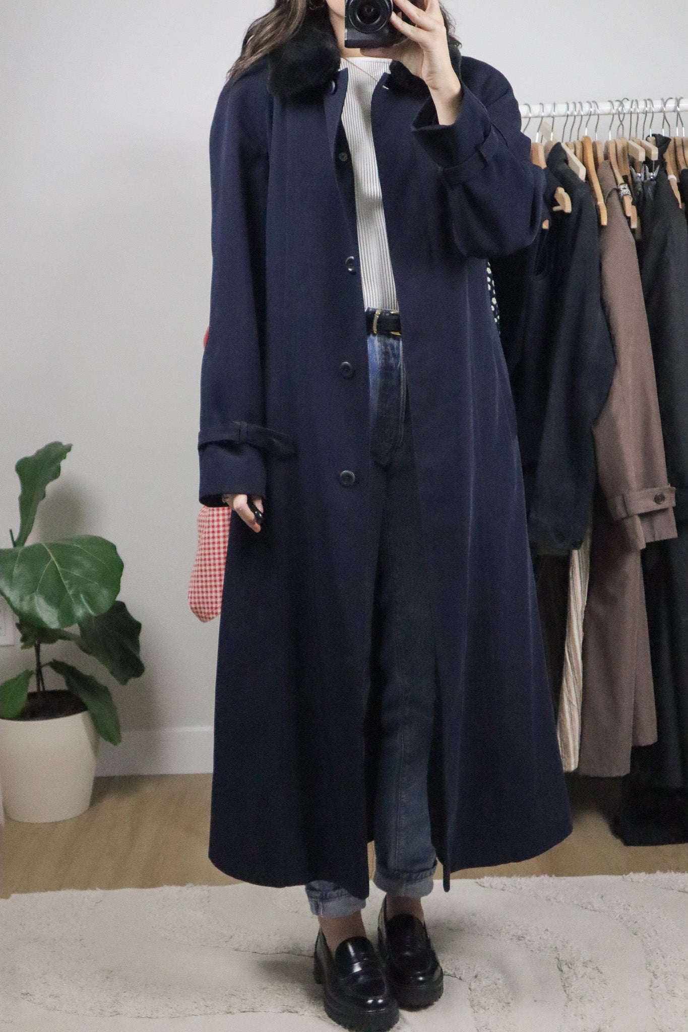 Vintage x Utex x Faux Fur Collar Jacket (8)