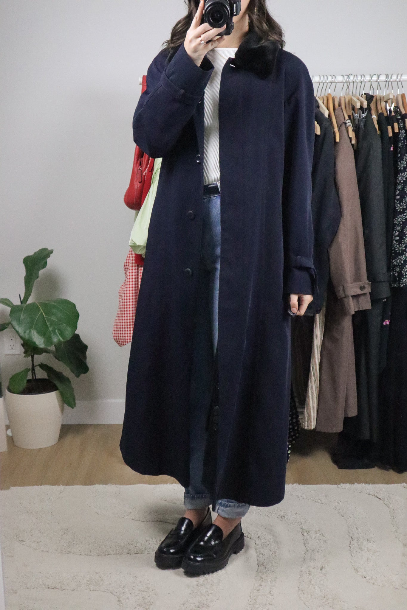Vintage x Utex x Faux Fur Collar Jacket (8)