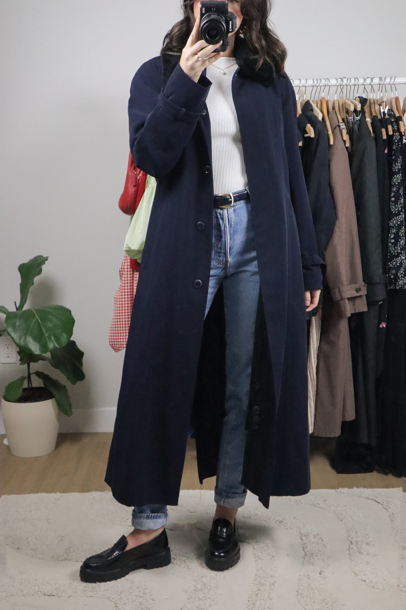 Vintage x Utex x Faux Fur Collar Jacket (8)