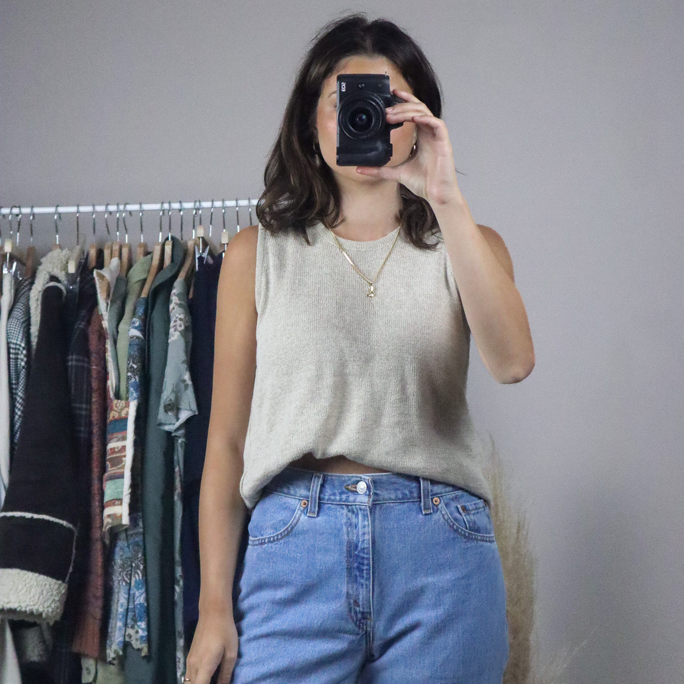 Made in Australia x Vintage x Knit Tank (M)
