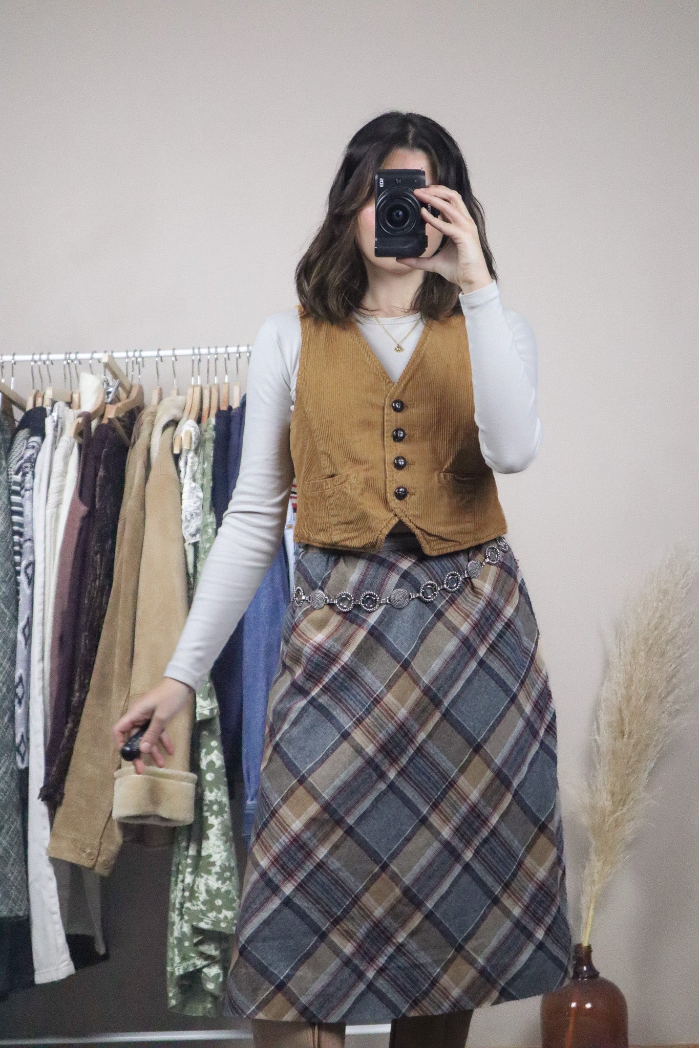 Free People x Corduroy Vest (XS/S)