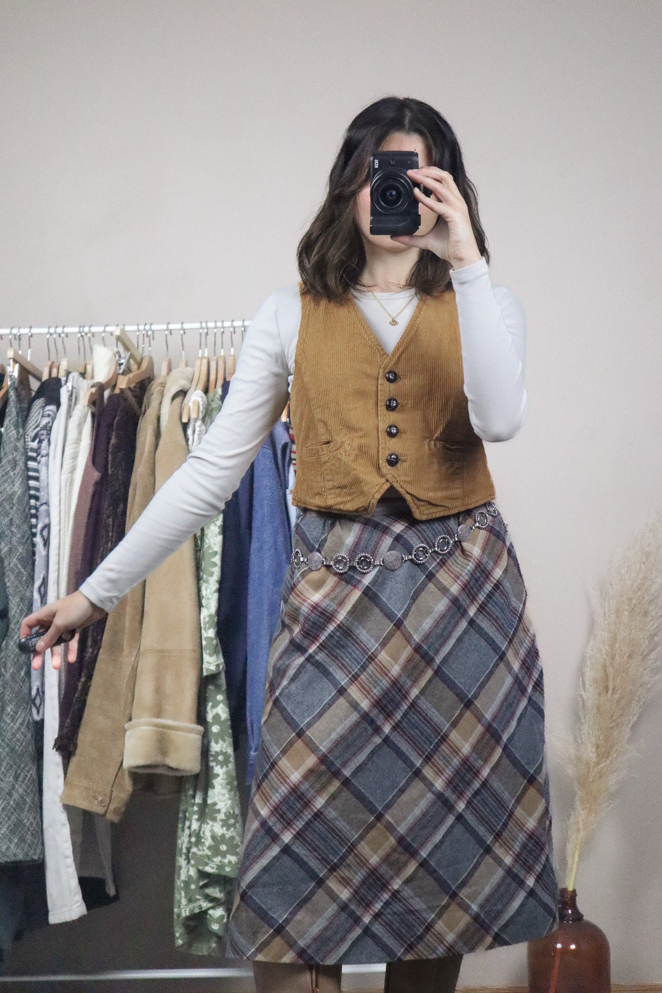 Free People x Corduroy Vest (XS/S)