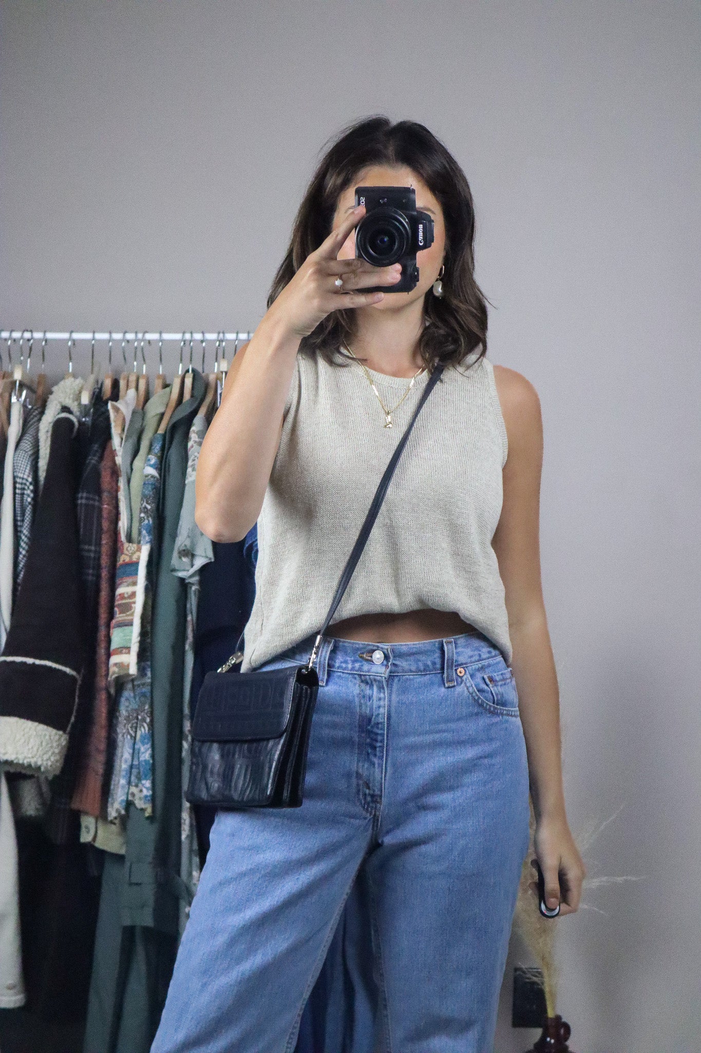 Made in Canada x Vintage x Leather Cross-Body
