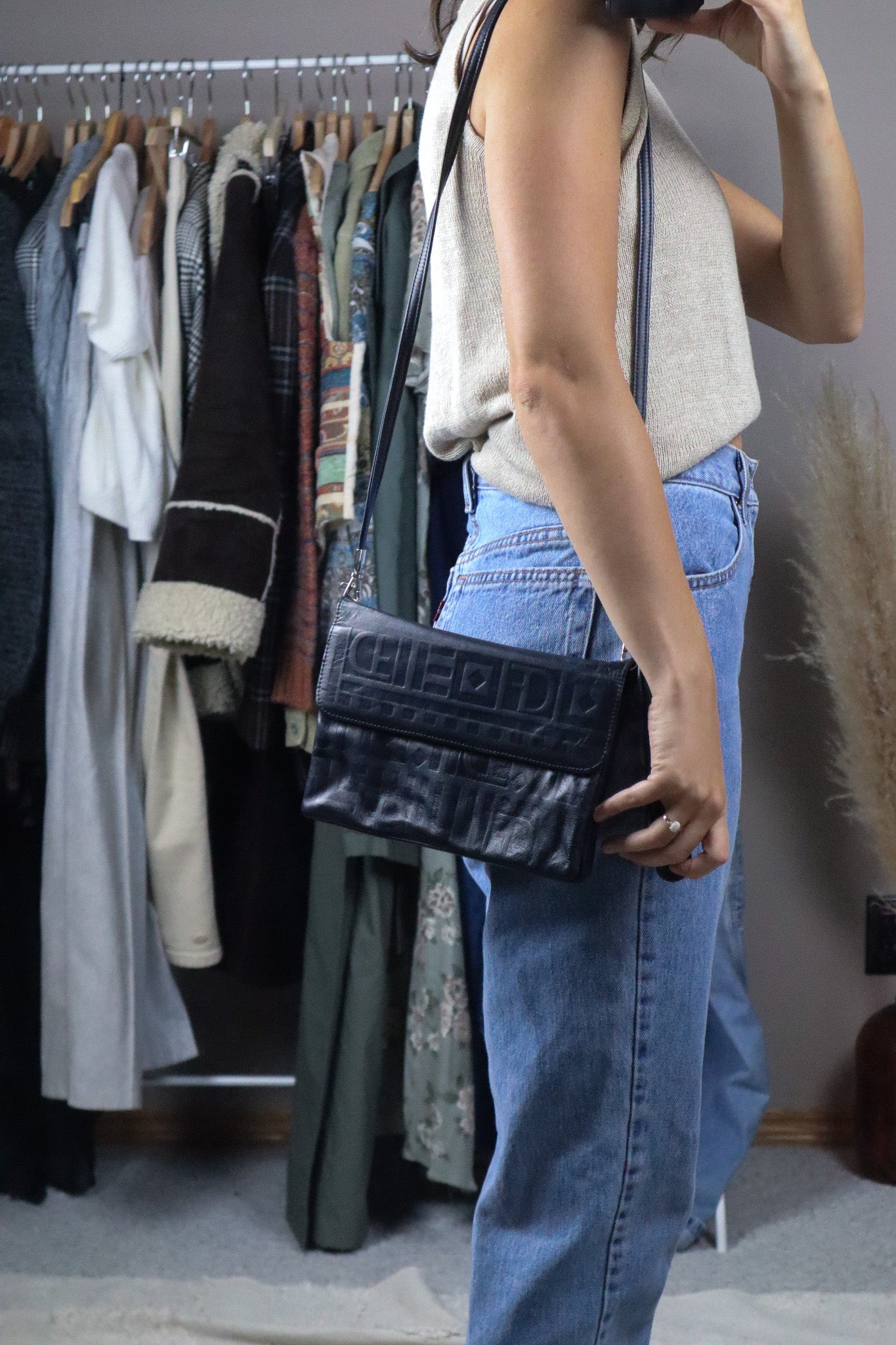 Made in Canada x Vintage x Leather Cross-Body