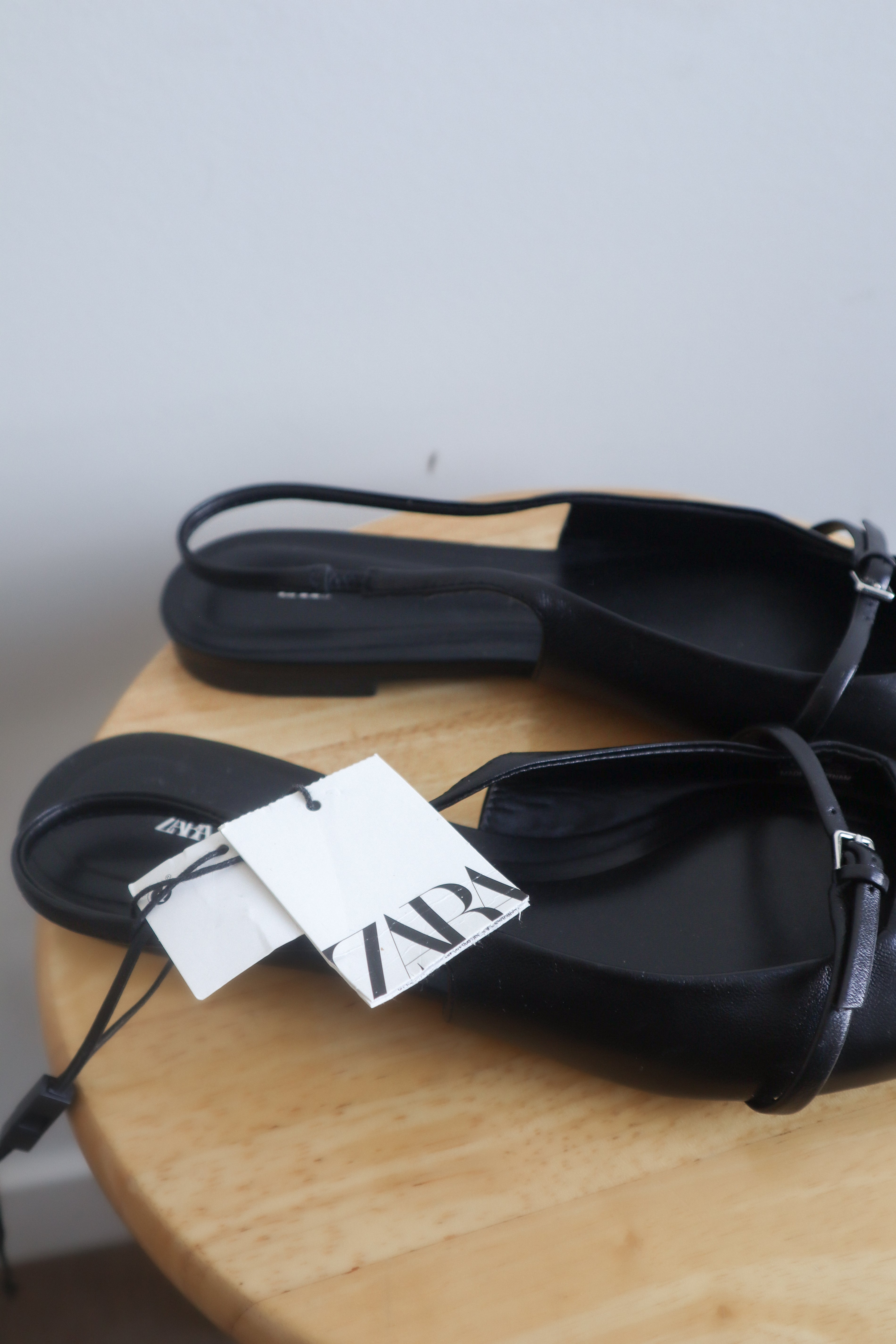 Zara x Leather Buckle Flats (9)