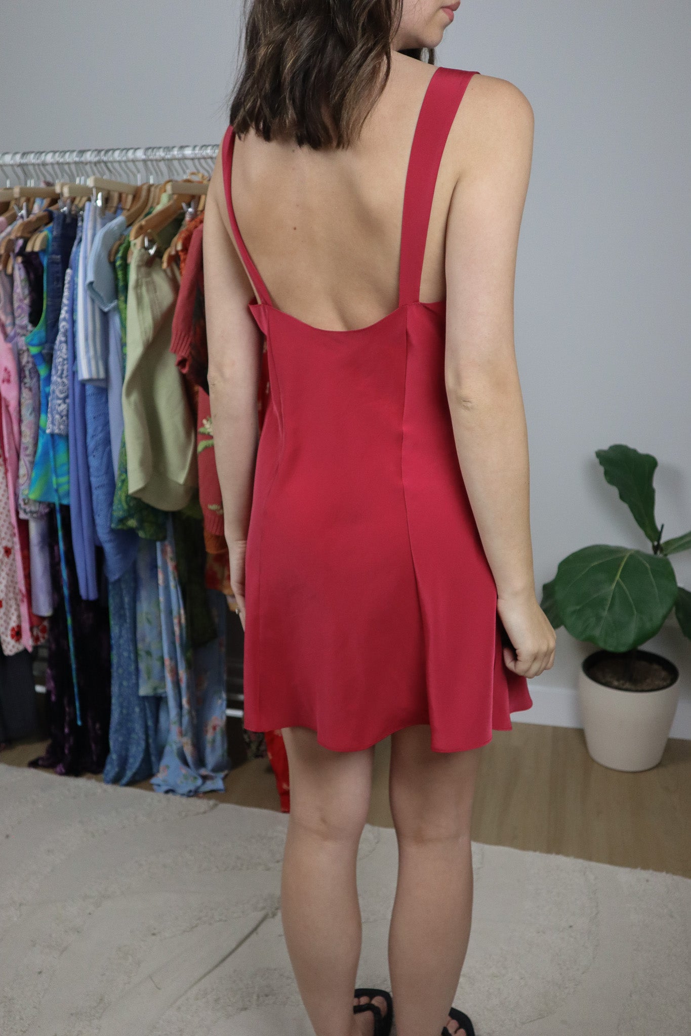 Made in Canada x Vintage x Slip Dress (M)