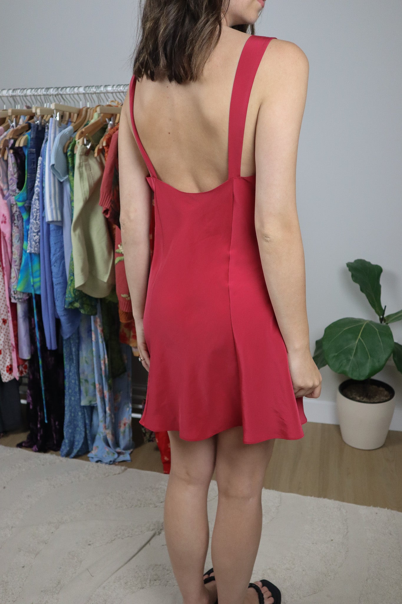 Made in Canada x Vintage x Slip Dress (M)